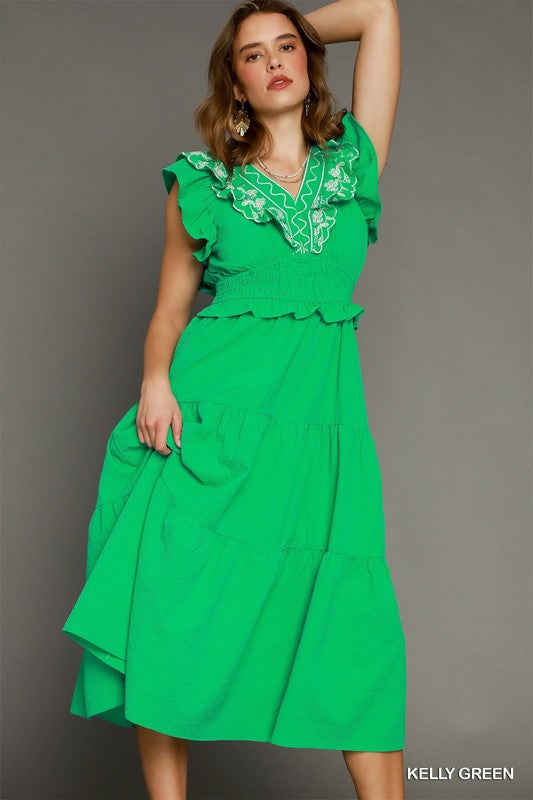 Vera’s Tiered Midi Dress