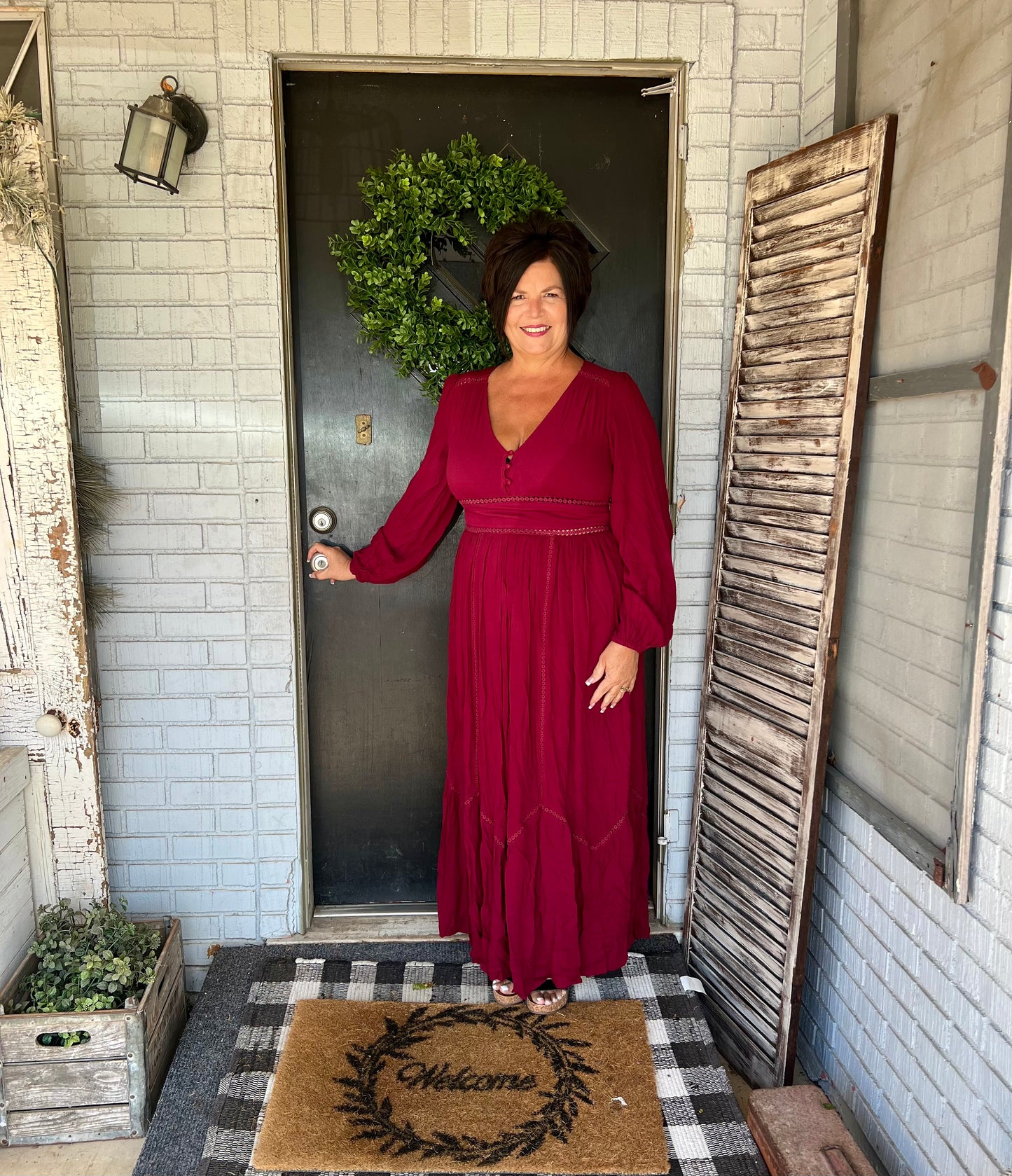 Back To December Maxi Dress