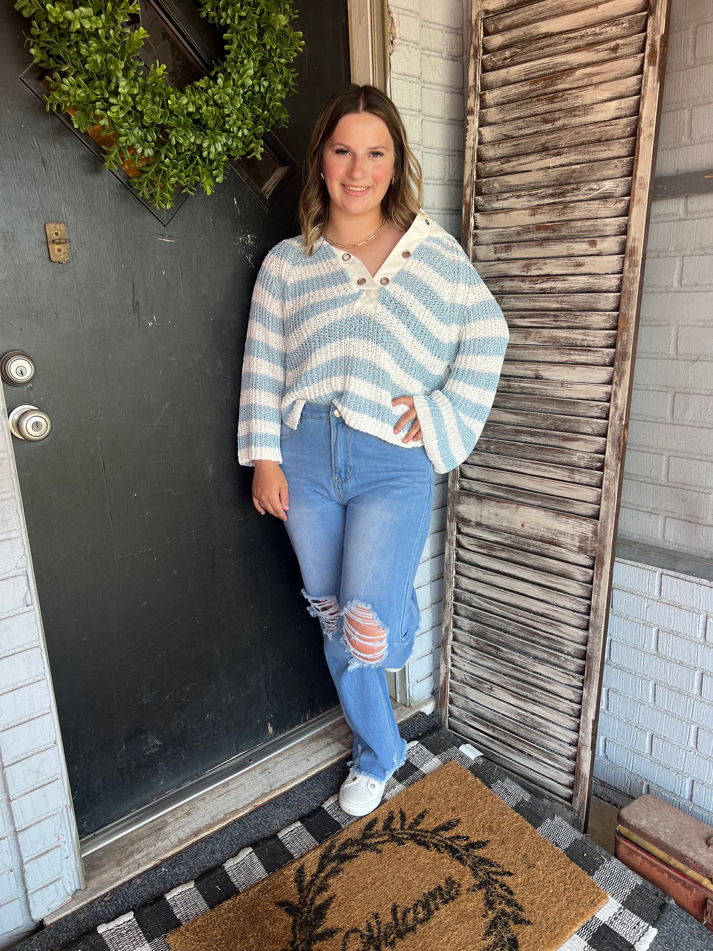 Elowen Striped Sweater