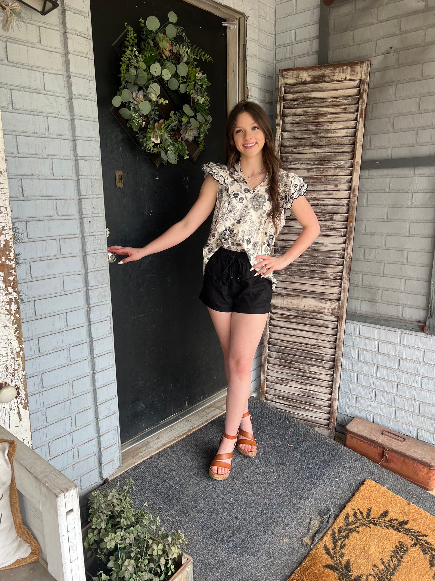 Lori’s Floral Print Top