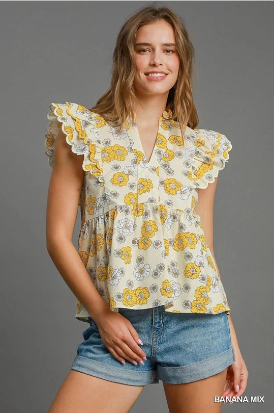 Summer’s Floral Top