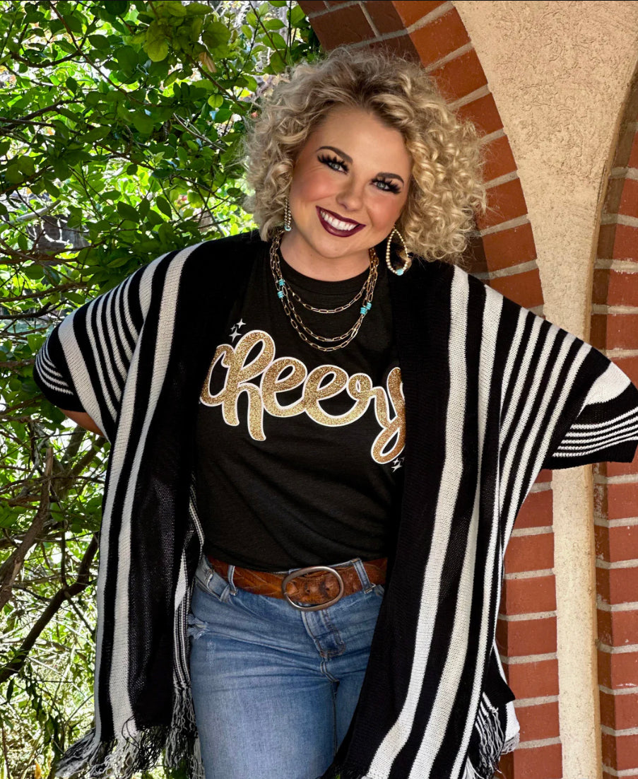 Tanya Striped Kimono