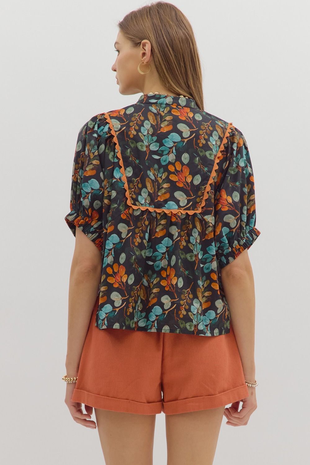 Lacey Botanical Top