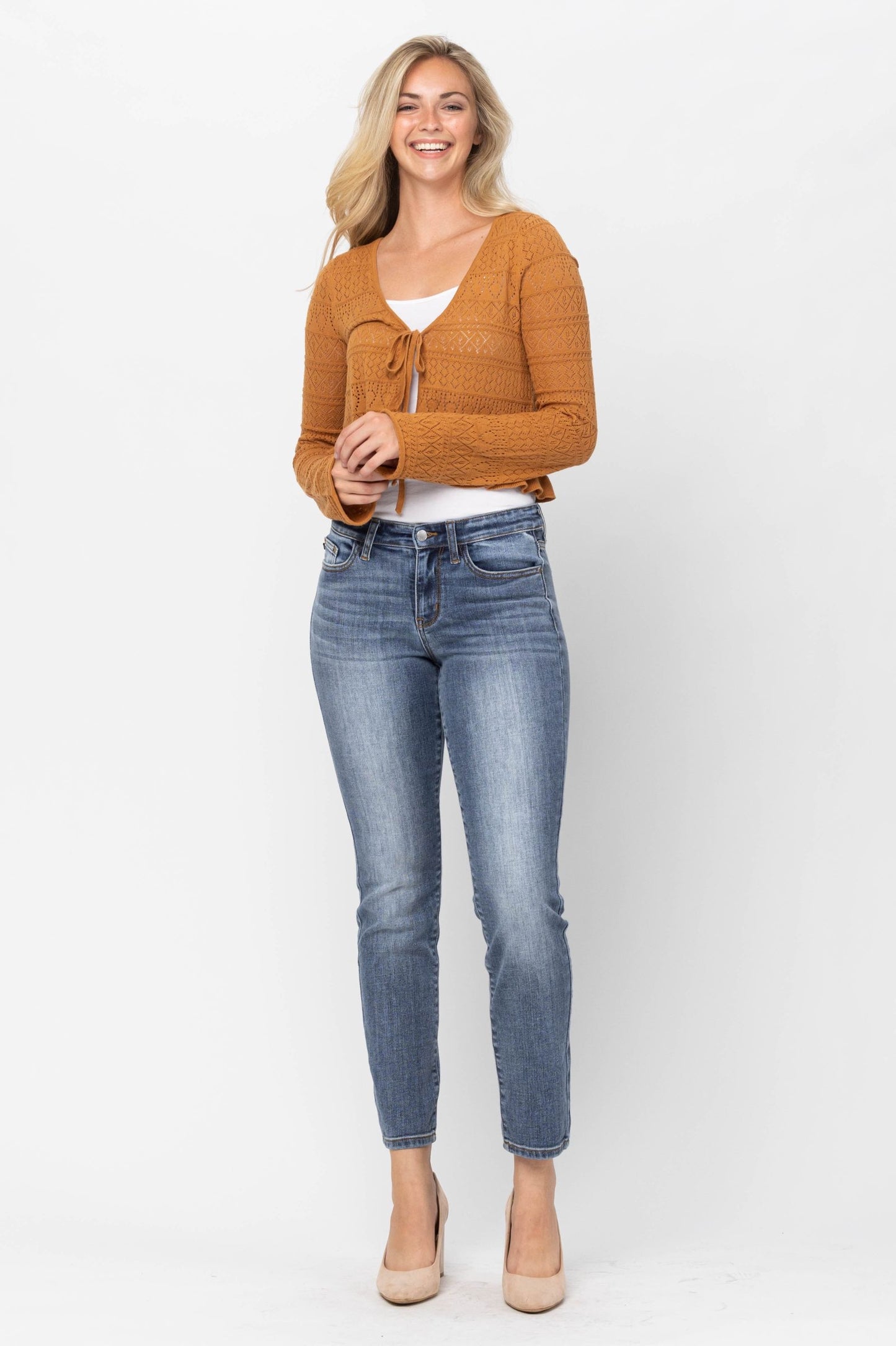 Judy Blue Mid Rise Classic Curvy Jeans