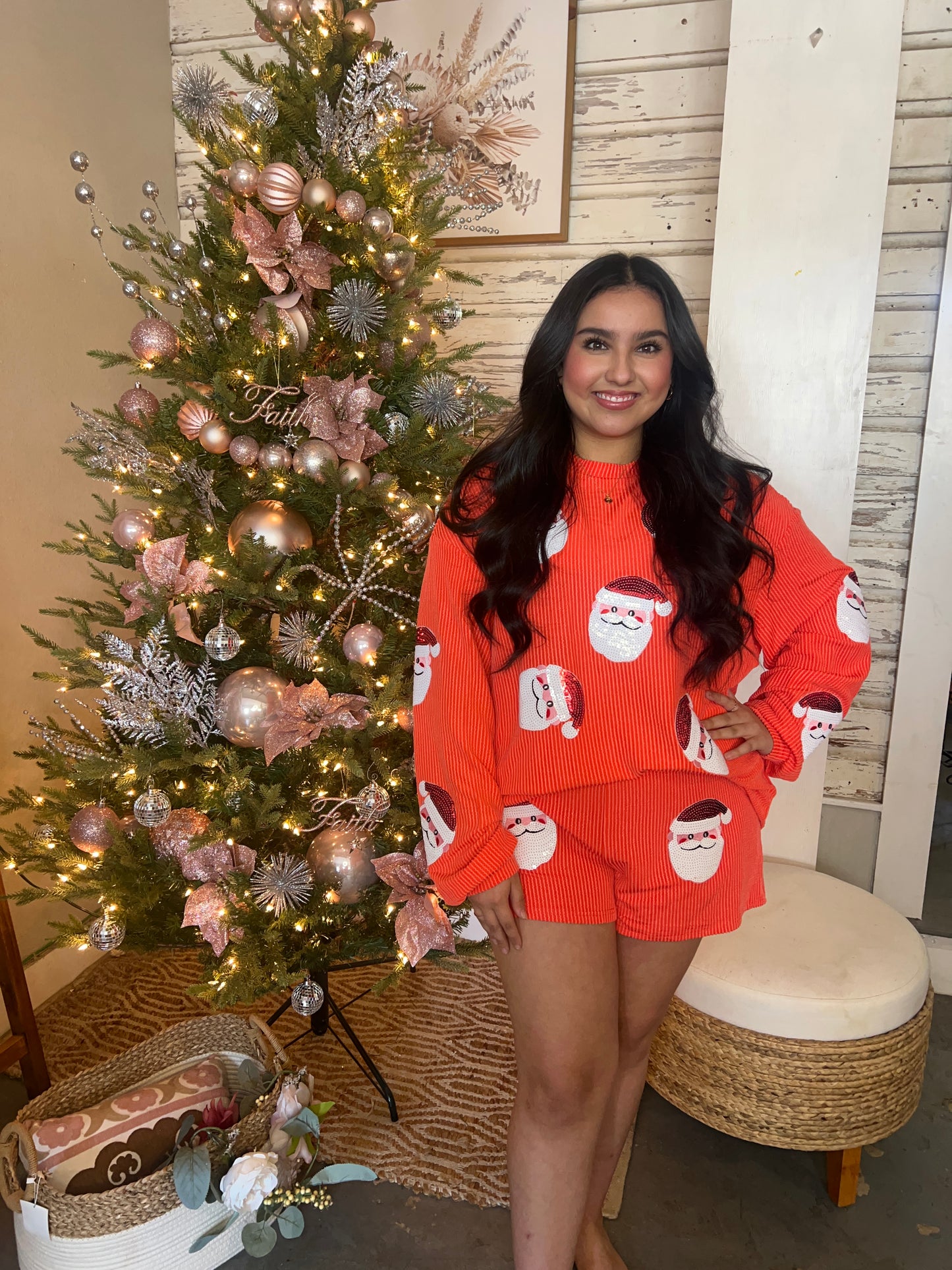 Sequin Santa Set