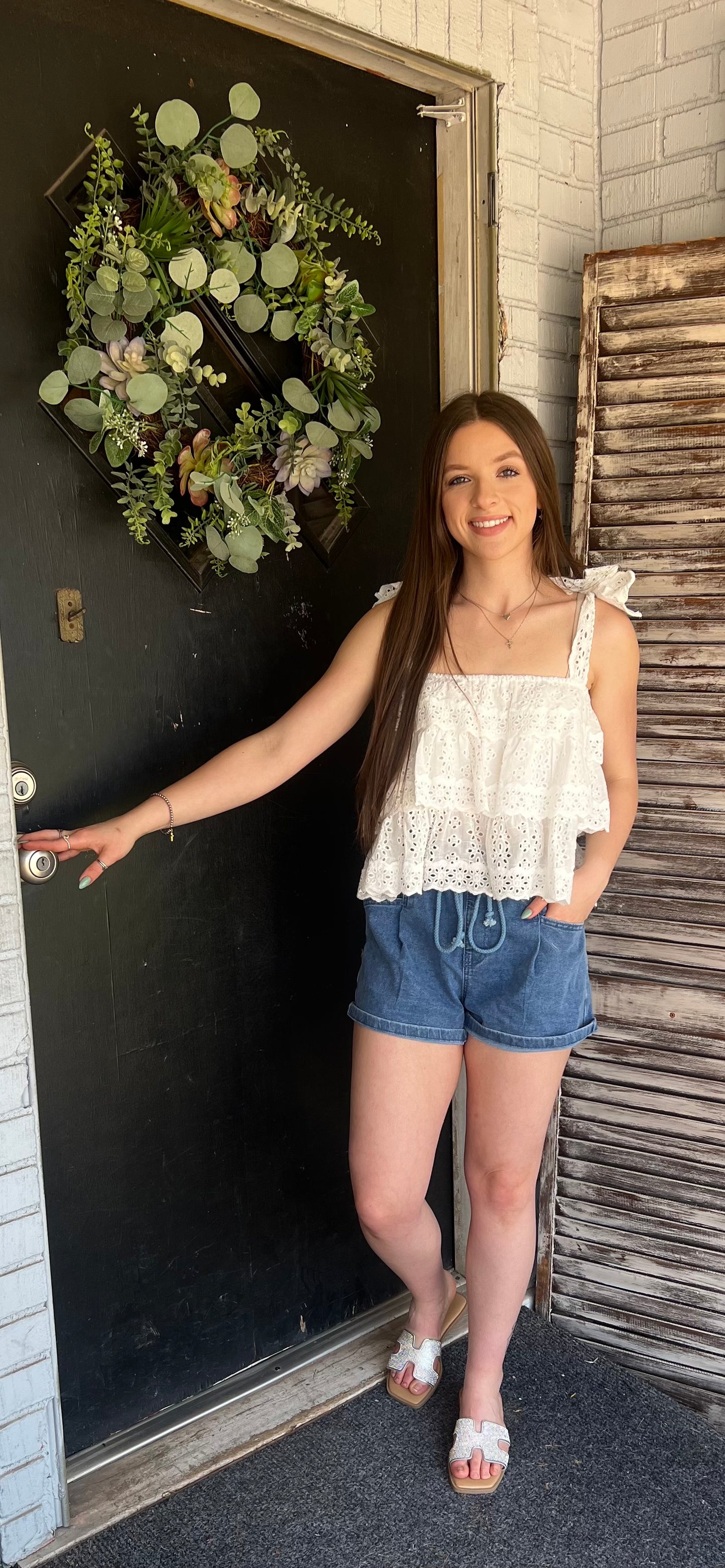 Mallory Ruffle Top