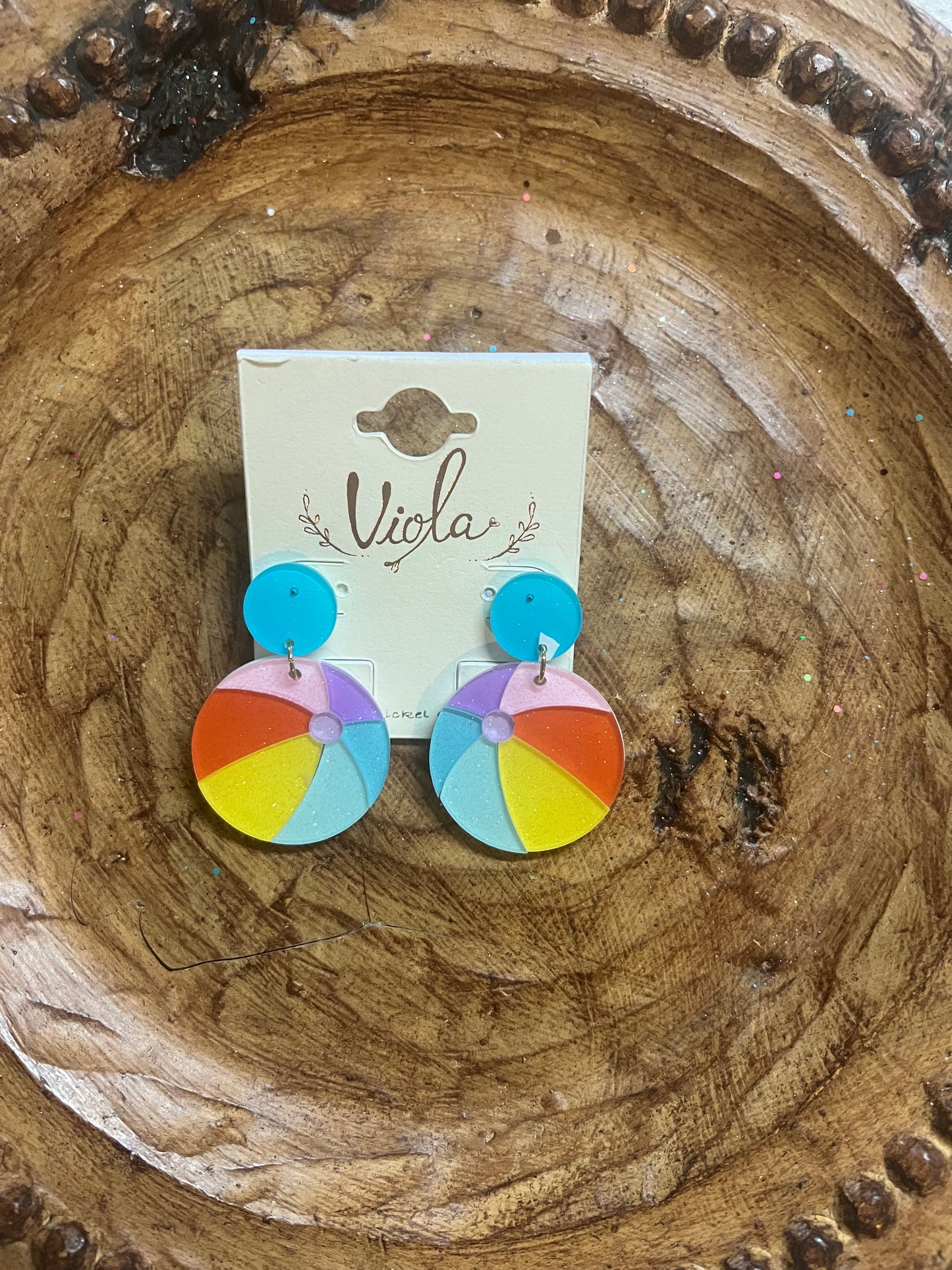 Beach Ball Earrings