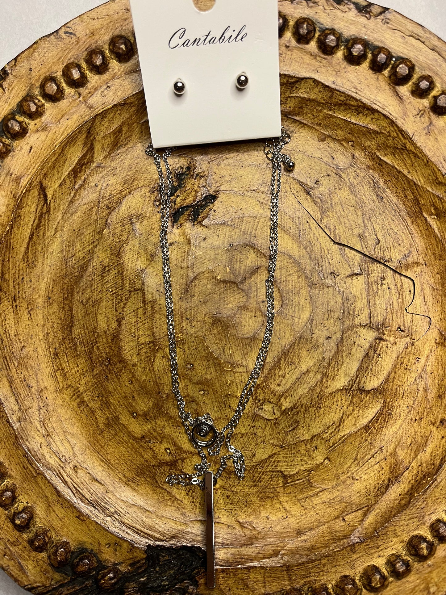 Layered Bar Necklace