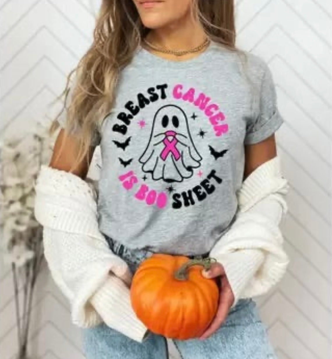 Breast Cancer is Boo Sheet Tee