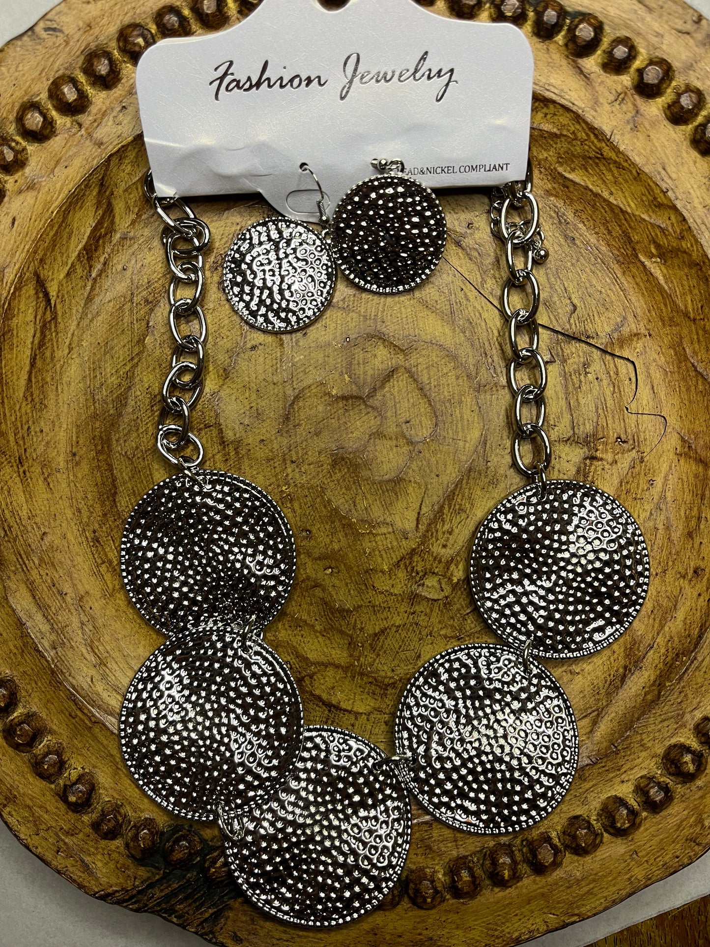Silver Medallion Necklace