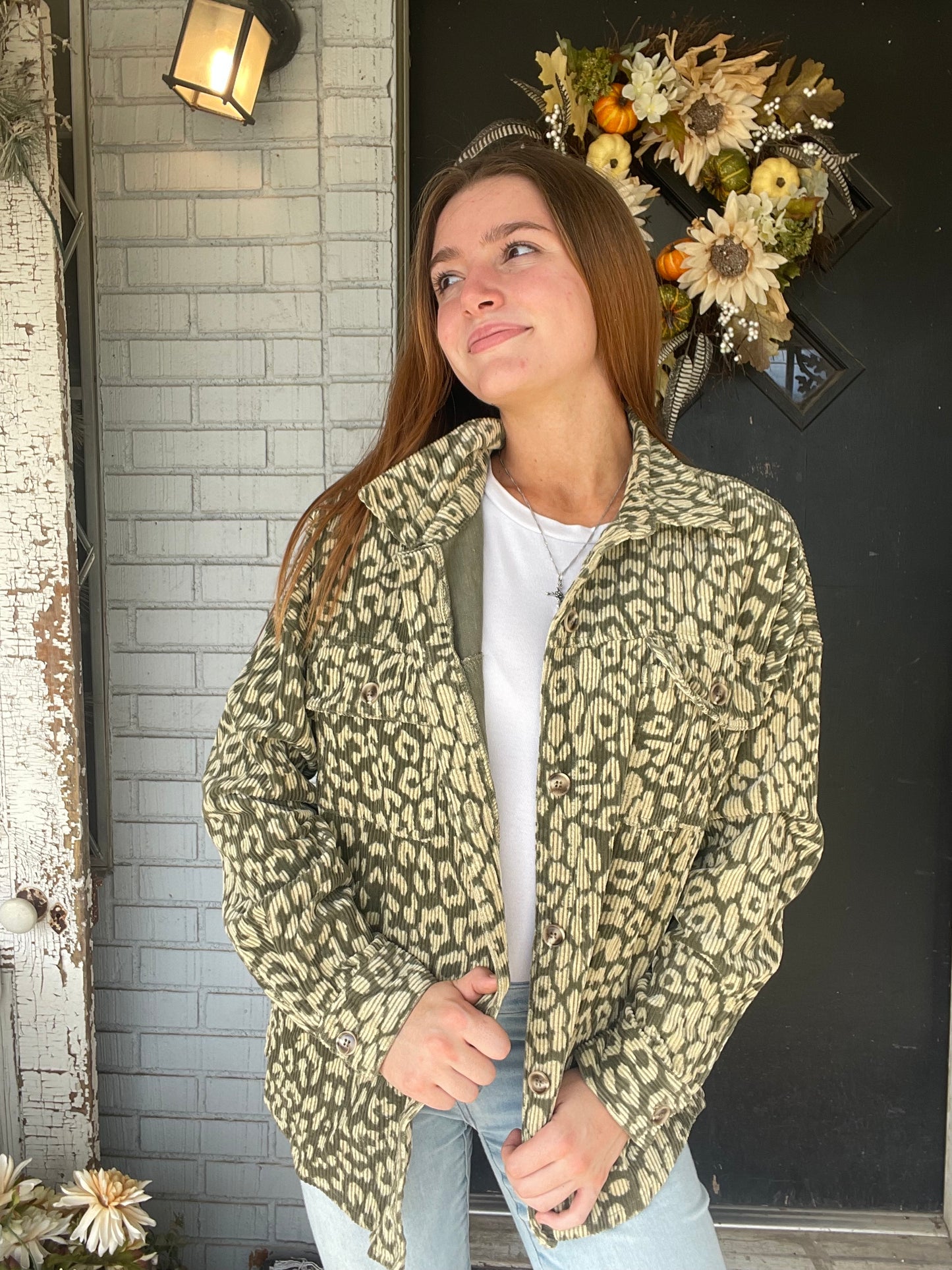 Josie Leopard Print Jacket