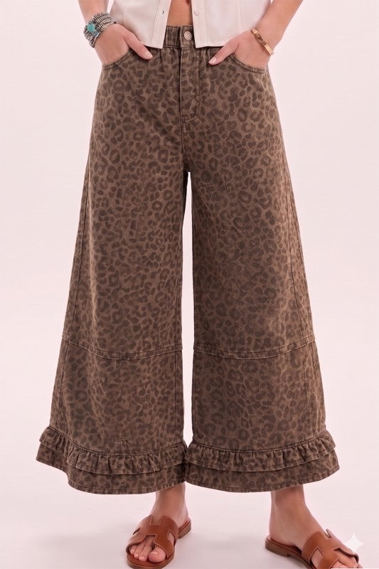 Mocha Leopard Pants