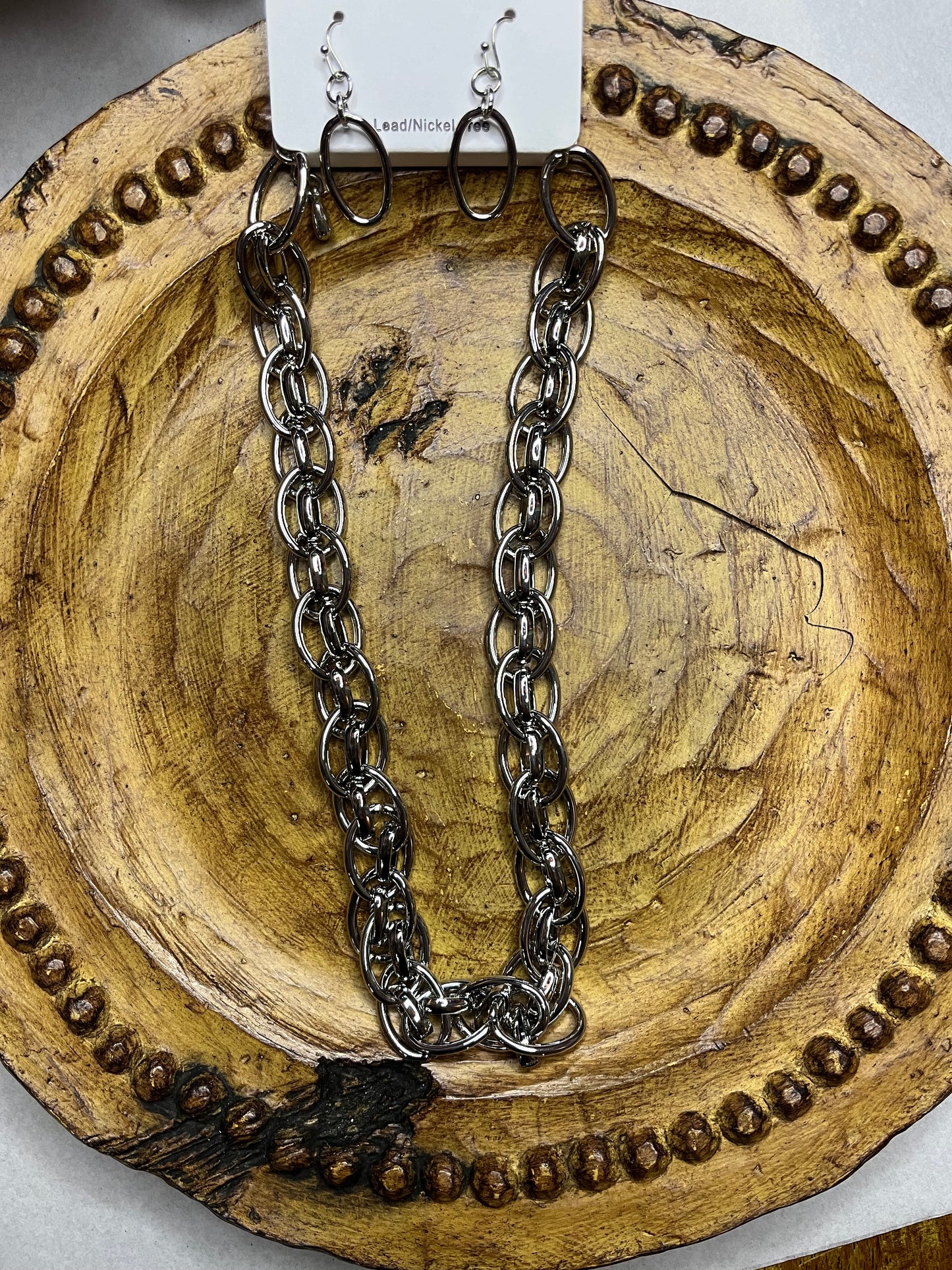 Overlapped Chain Necklace