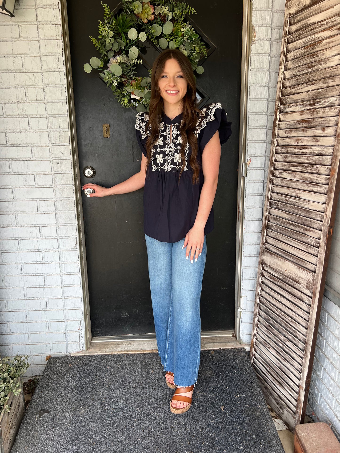 Hailey’s Embroidered Blouse
