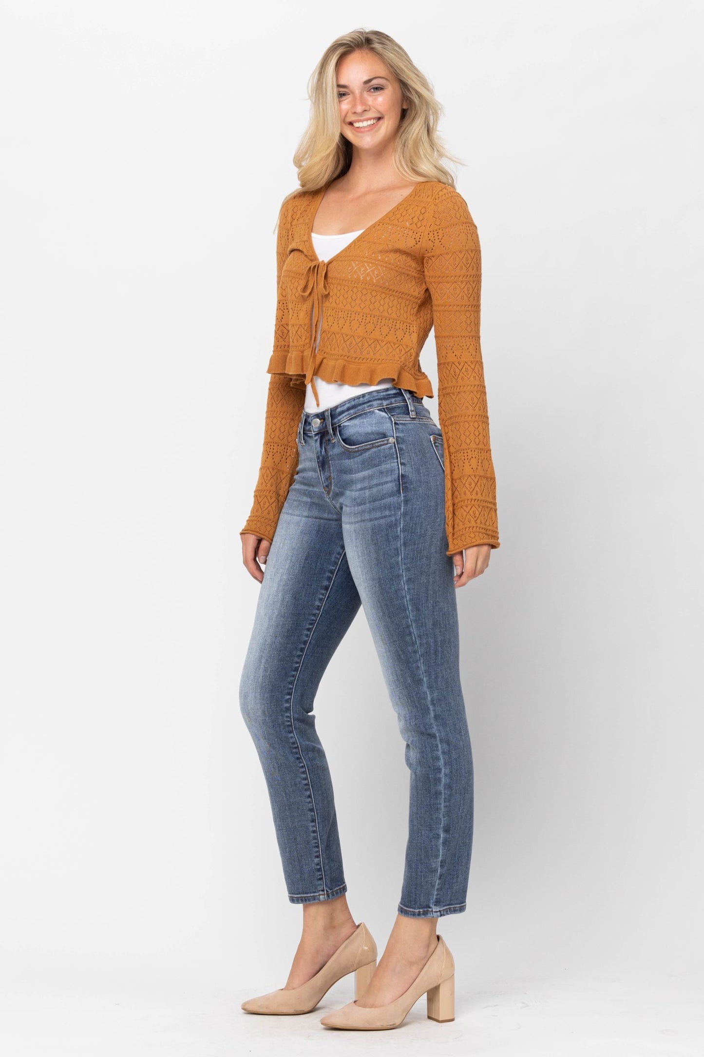 Judy Blue Mid Rise Classic Curvy Jeans