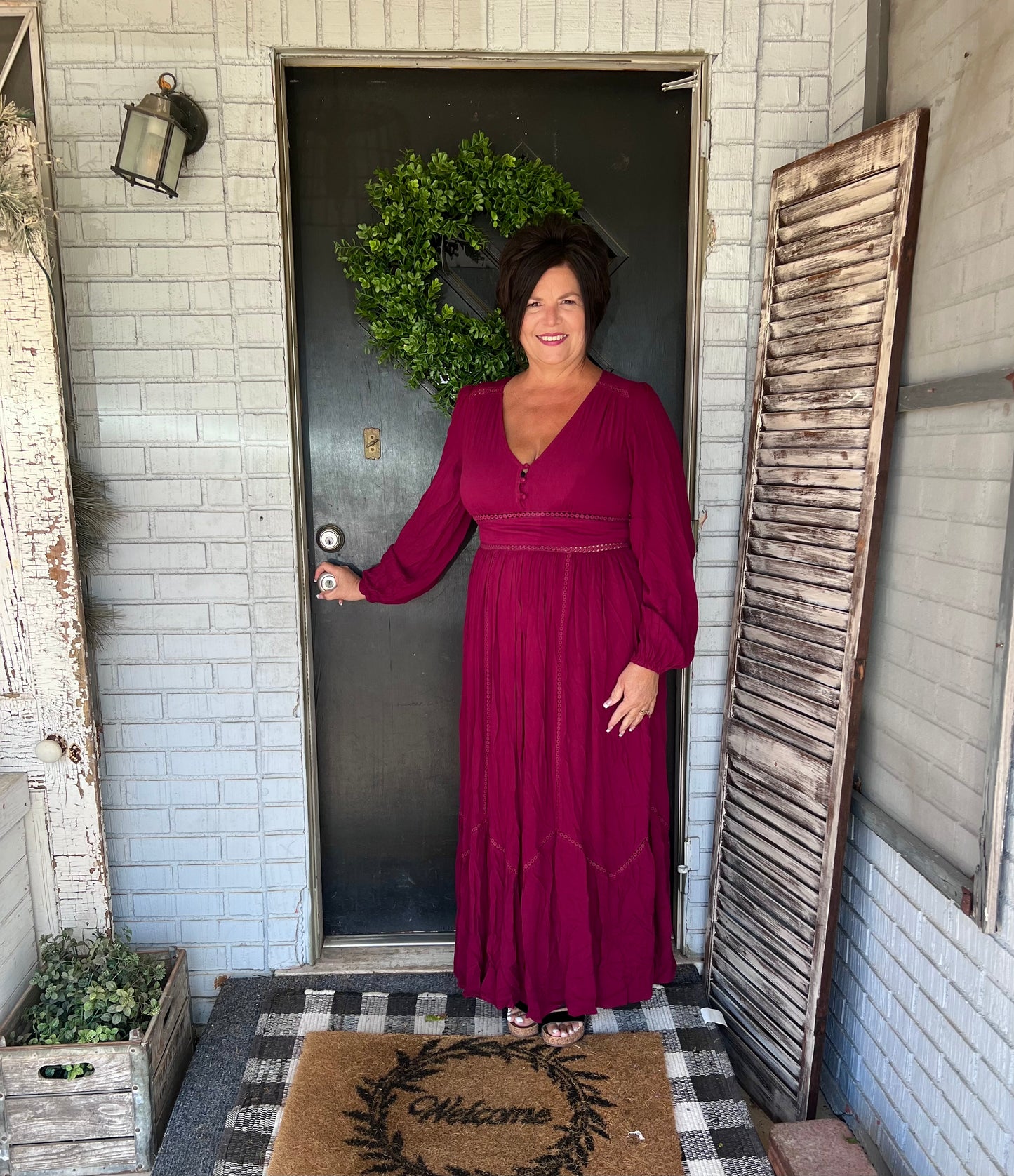 Back To December Maxi Dress
