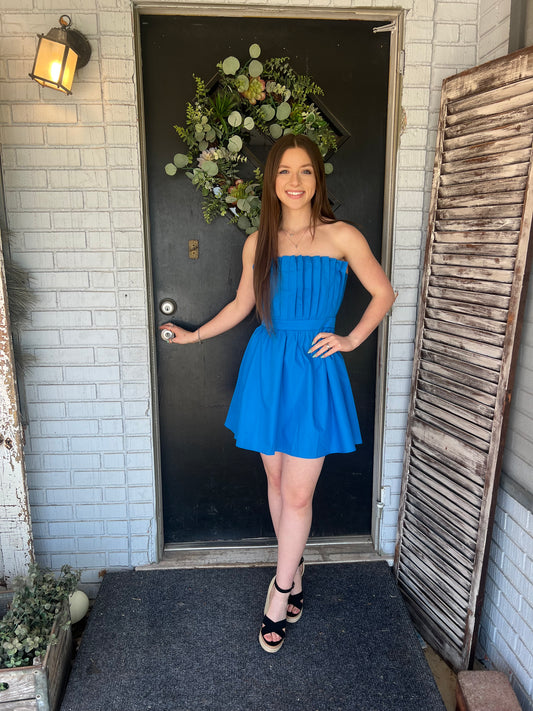 Sarah Strapless Mini Dress