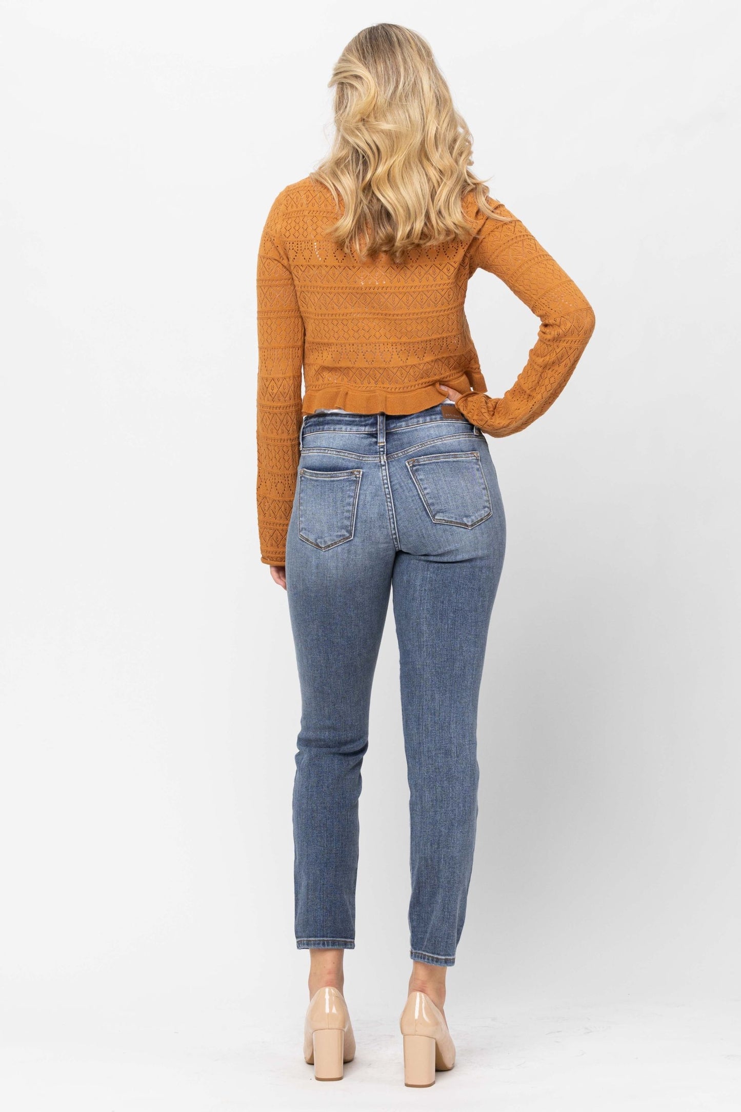 Judy Blue Mid Rise Classic Curvy Jeans