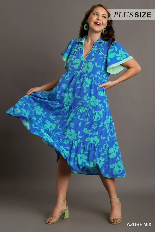 Charlotte Curvy Maxi Dress