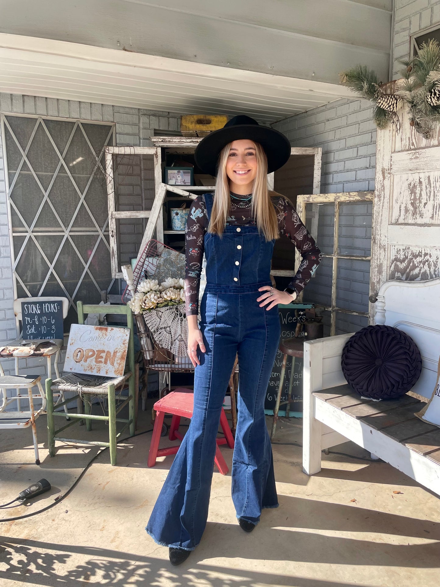 Reba Denim Jumpsuit