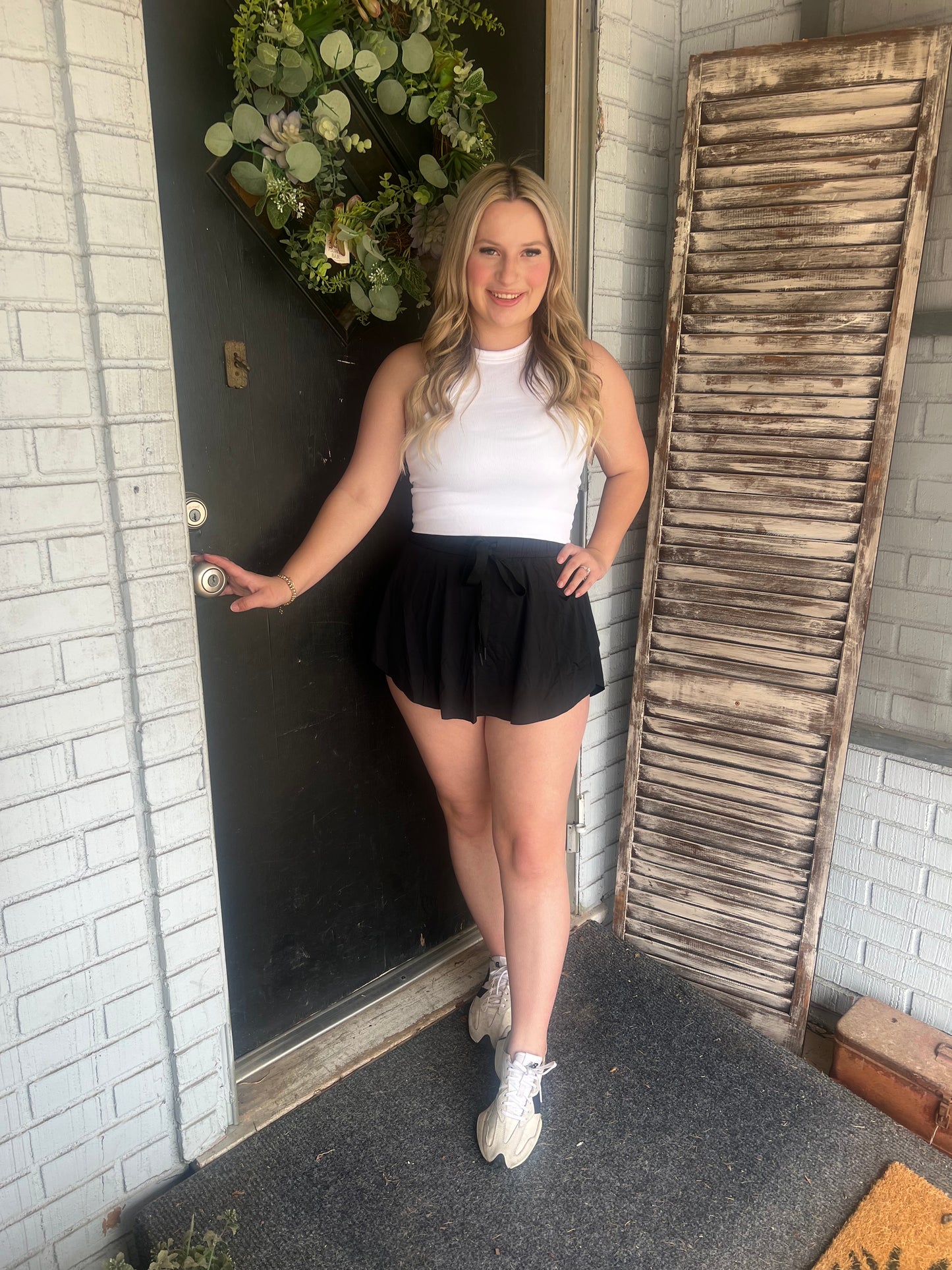 High Waisted Tennis Skorts