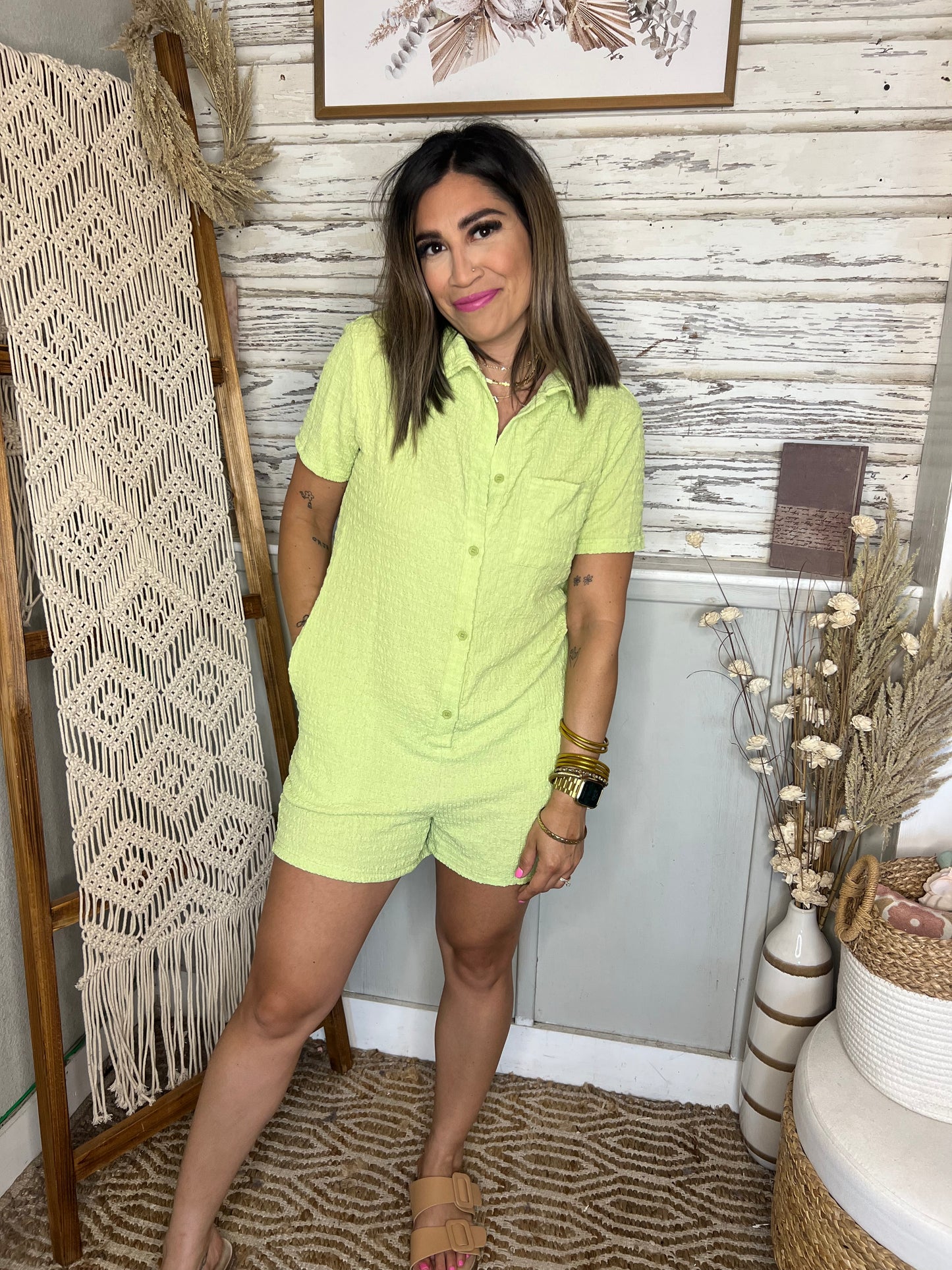Leilani Textured Romper