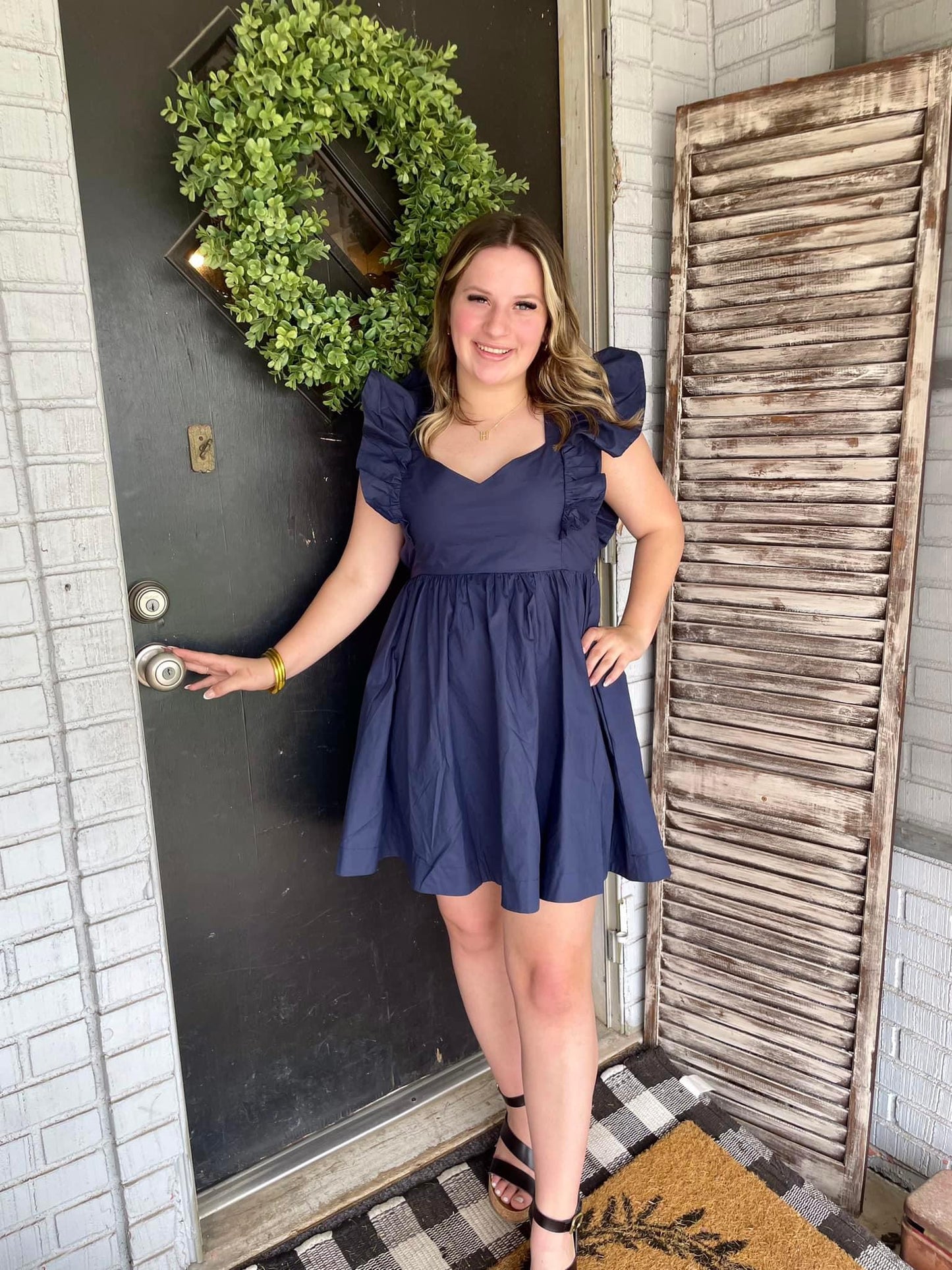 Roxie Ruffle Mini Dress