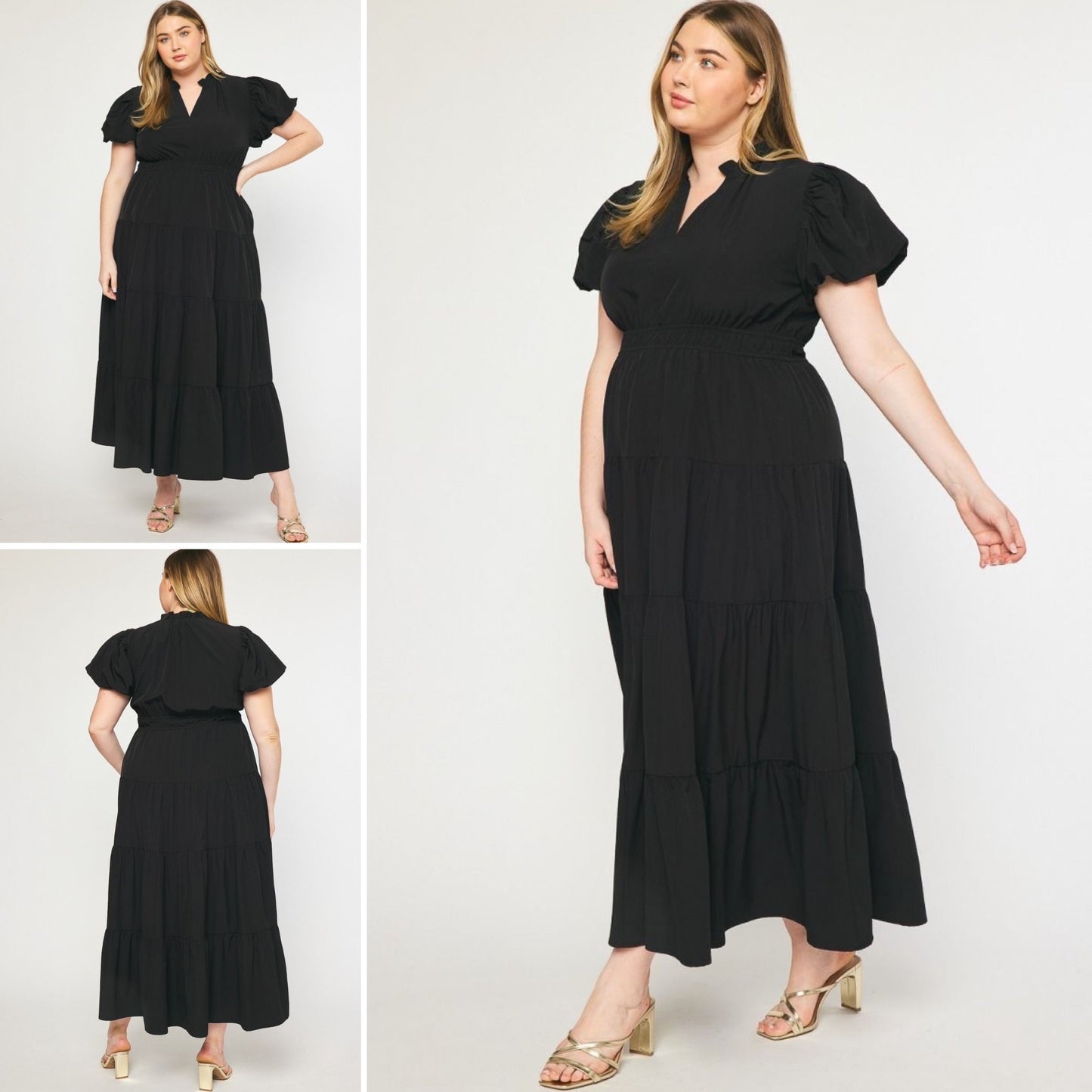 Amelia Curvy Maxi Dress