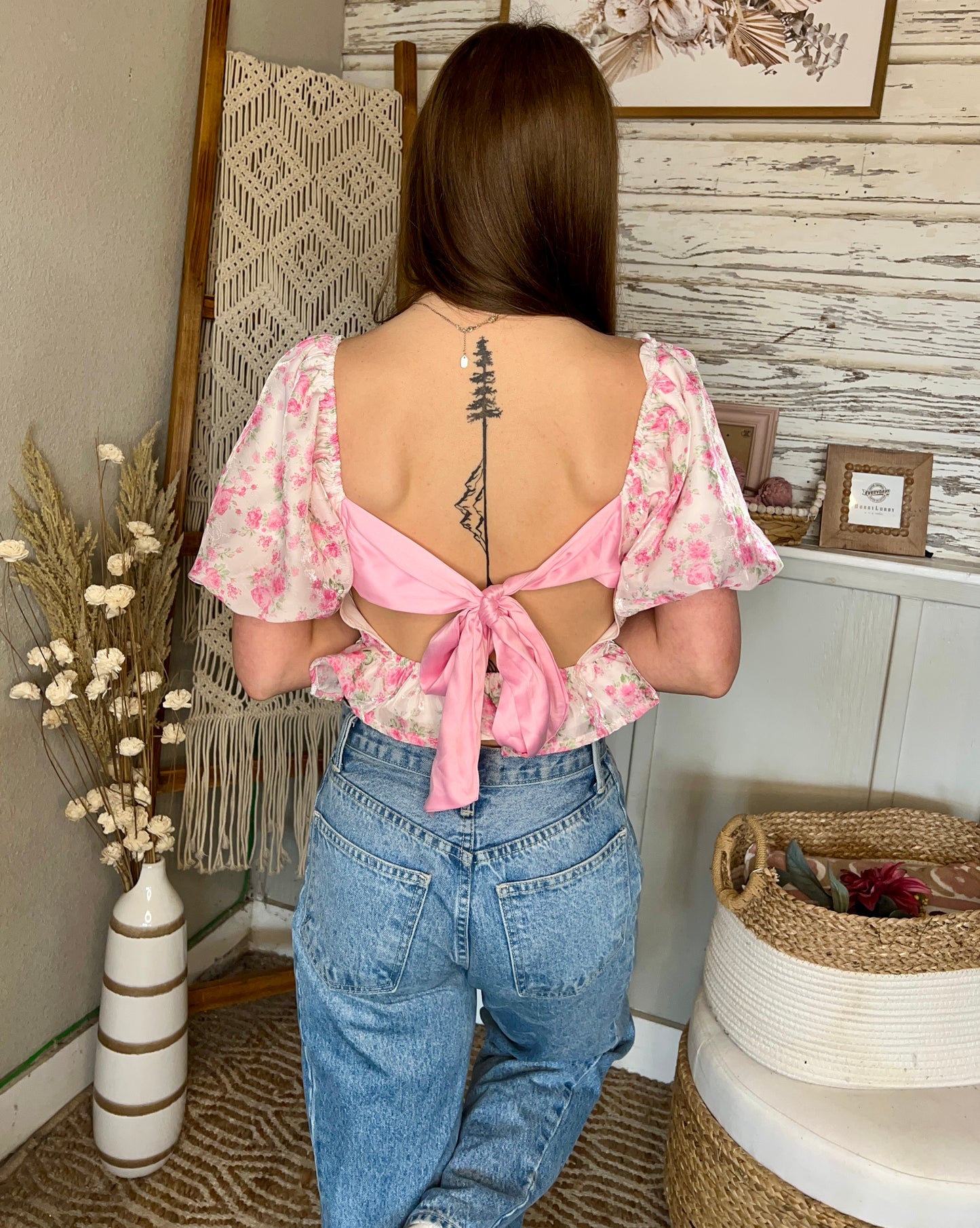 Anastasia Floral Babydoll Top