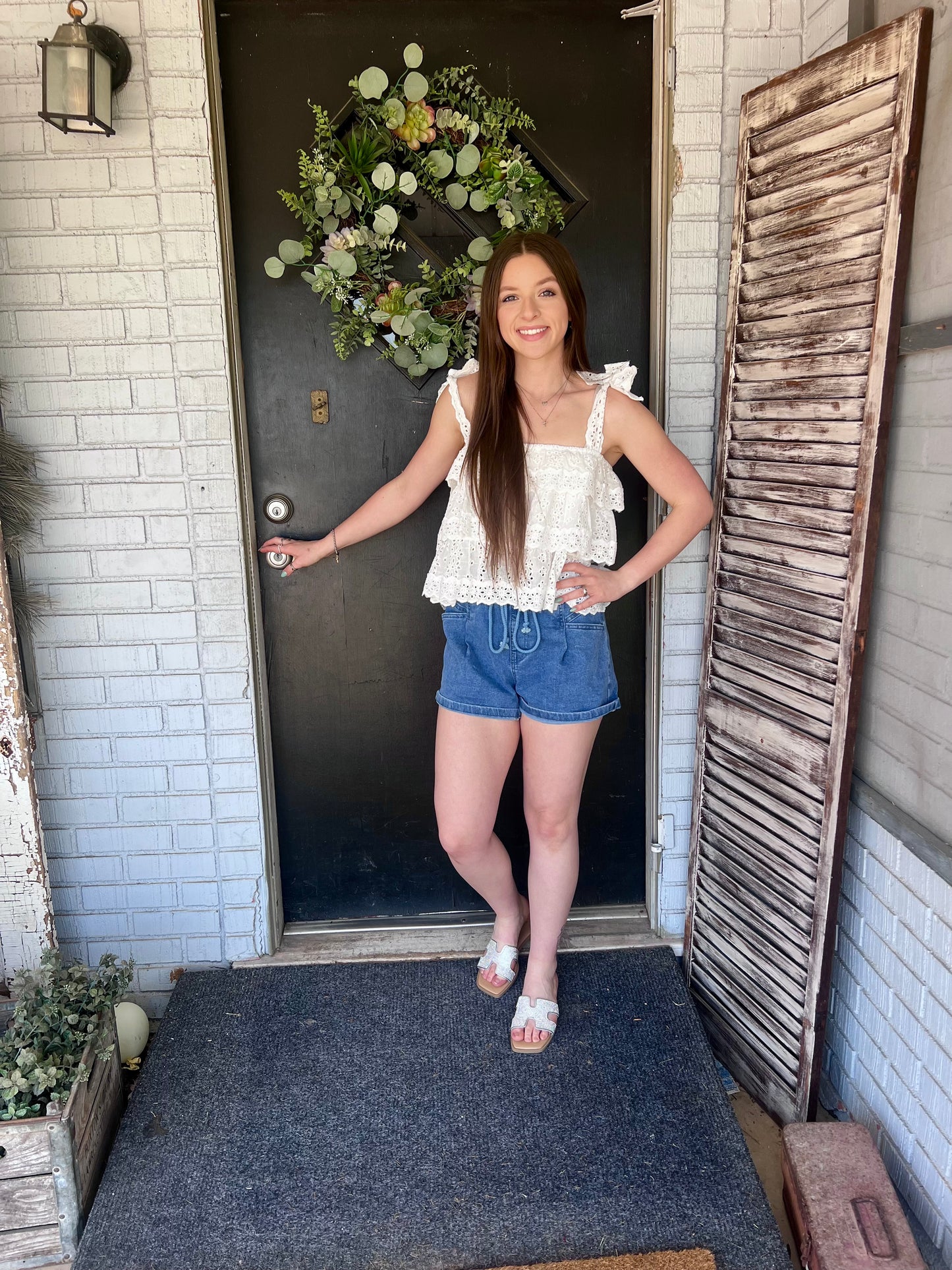 Mallory Ruffle Top