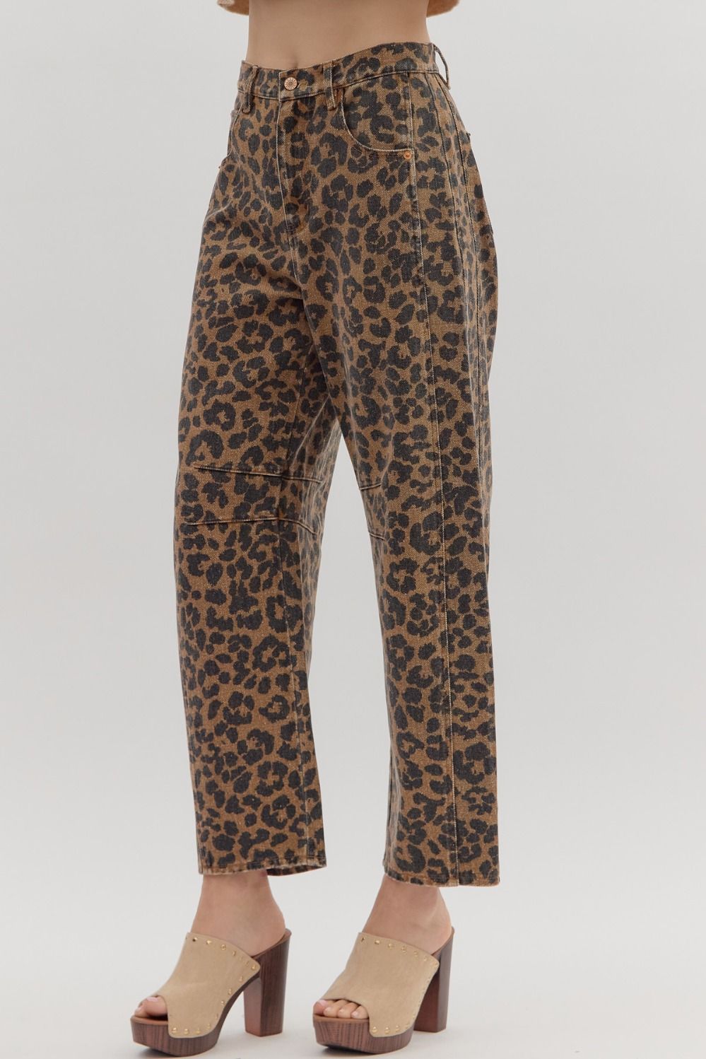 Mae Leopard Jeans