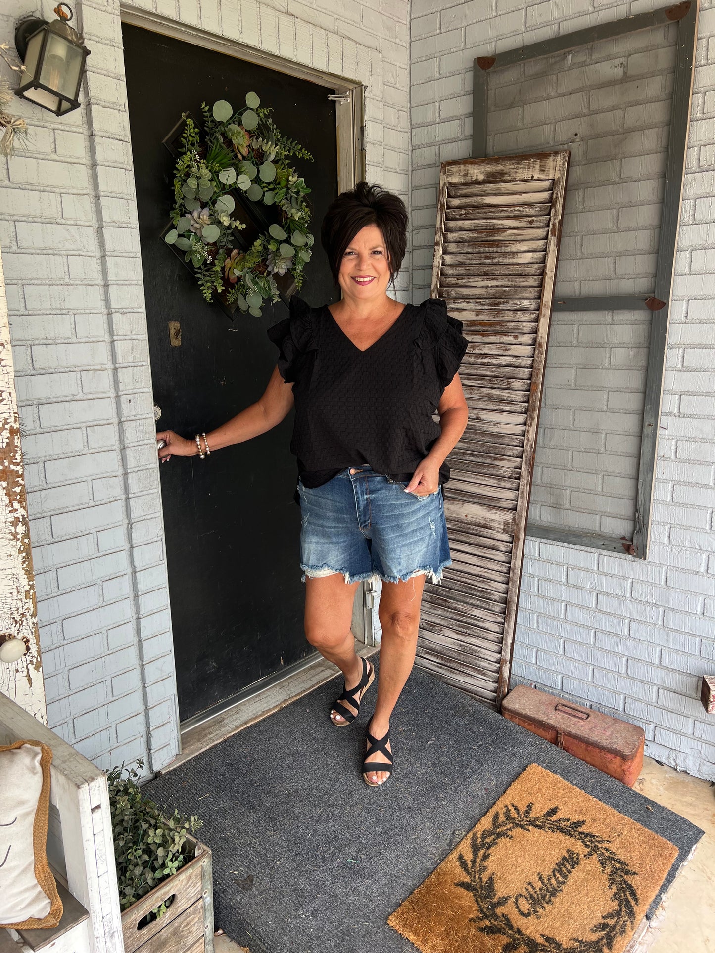 Judy Blue Alysa Distressed Shorts