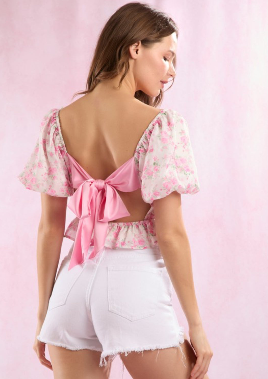 Anastasia Floral Babydoll Top