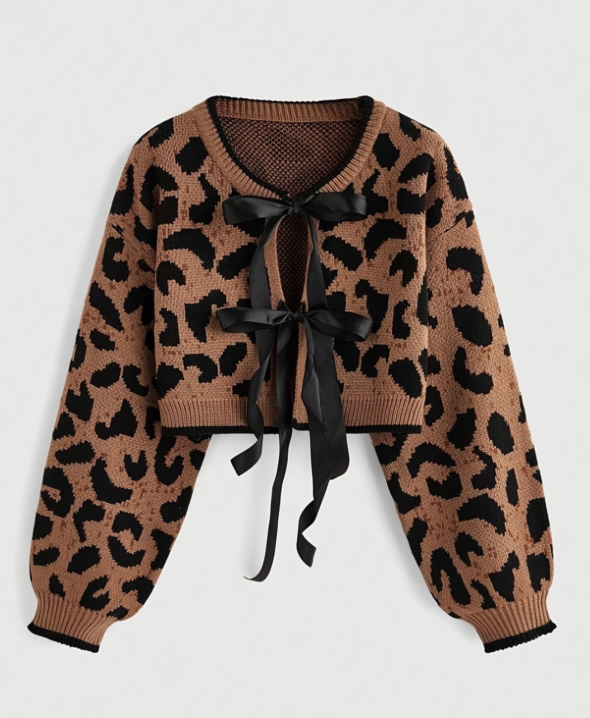 Louise Leopard Cardigan