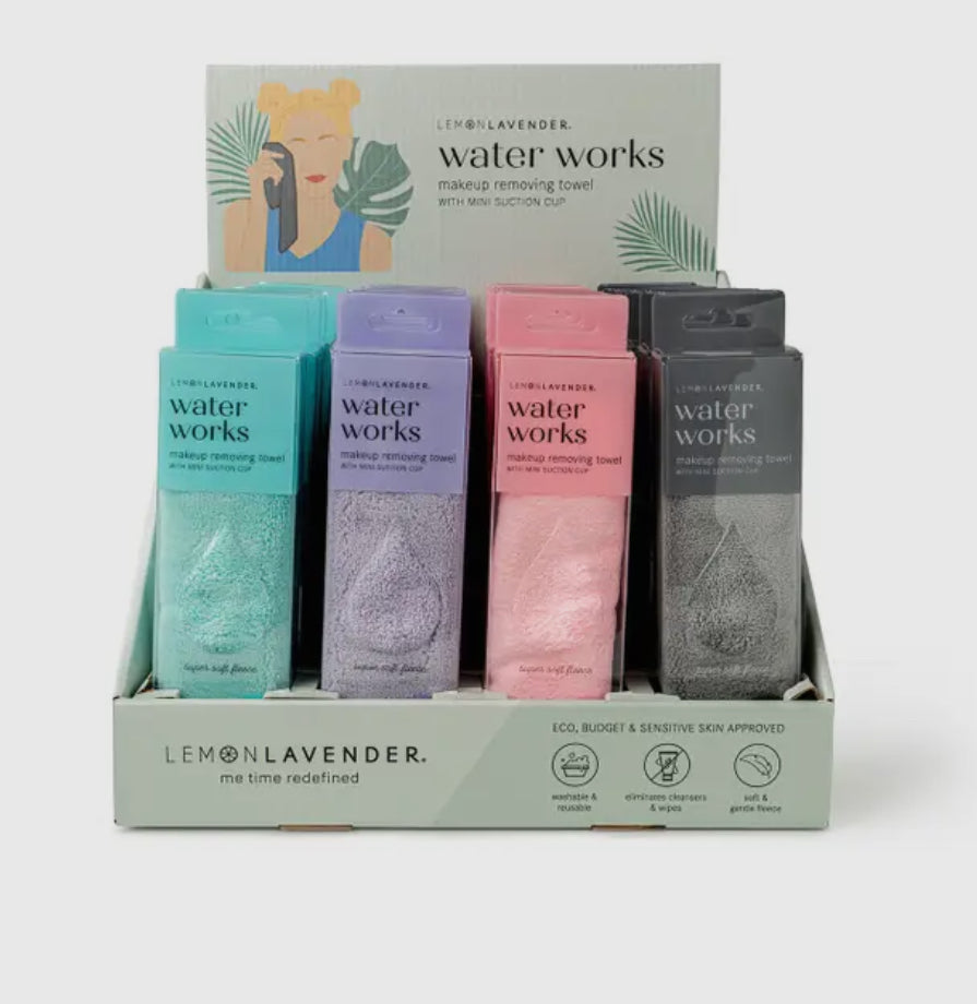 Lemon Lavender Water Works Make-Up Removing Towel