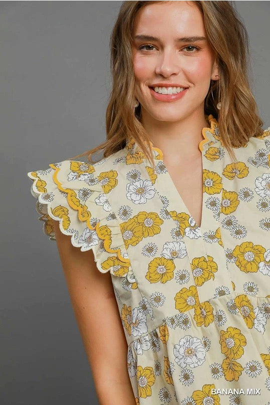 Summer’s Floral Top