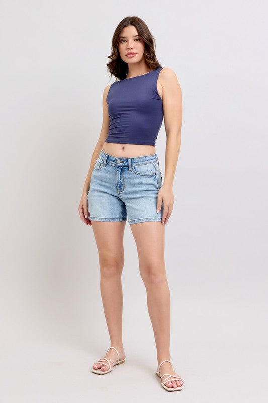 Judy Blue Angela Dad Shorts