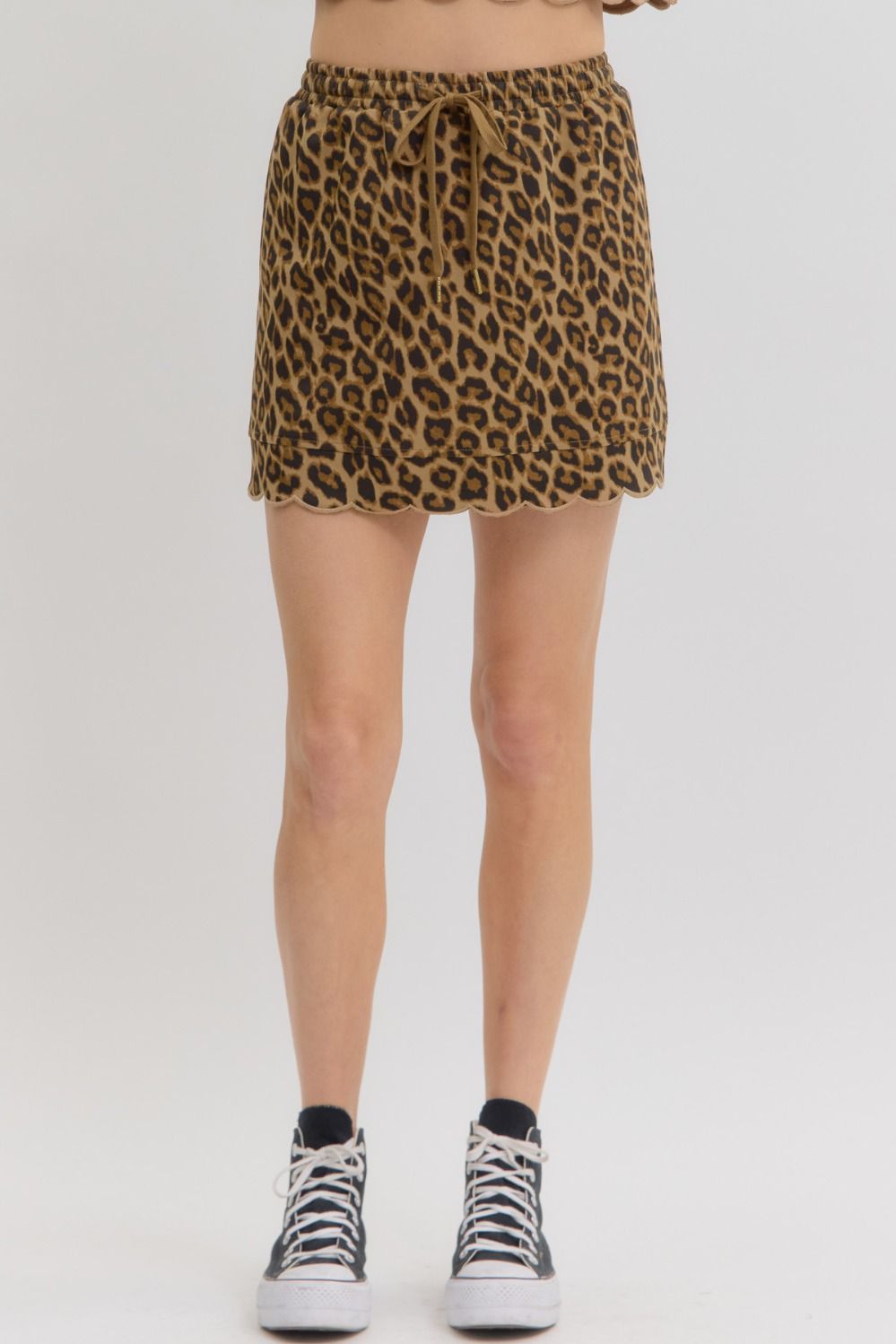 Tracy Leopard Shorts