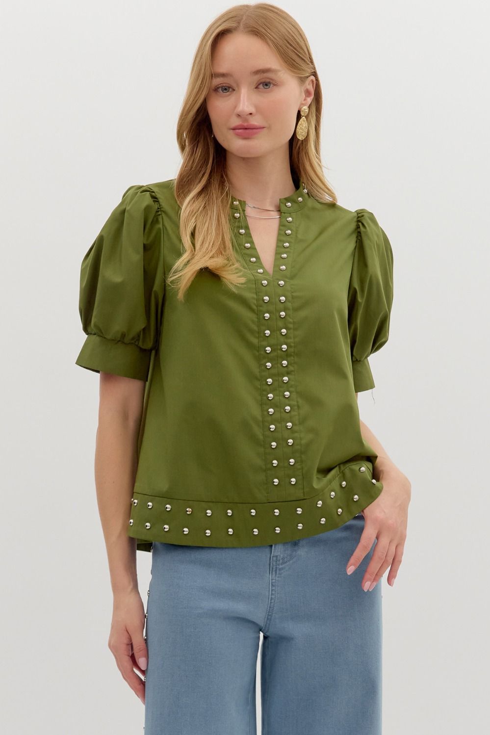 Jenifer Studded Top