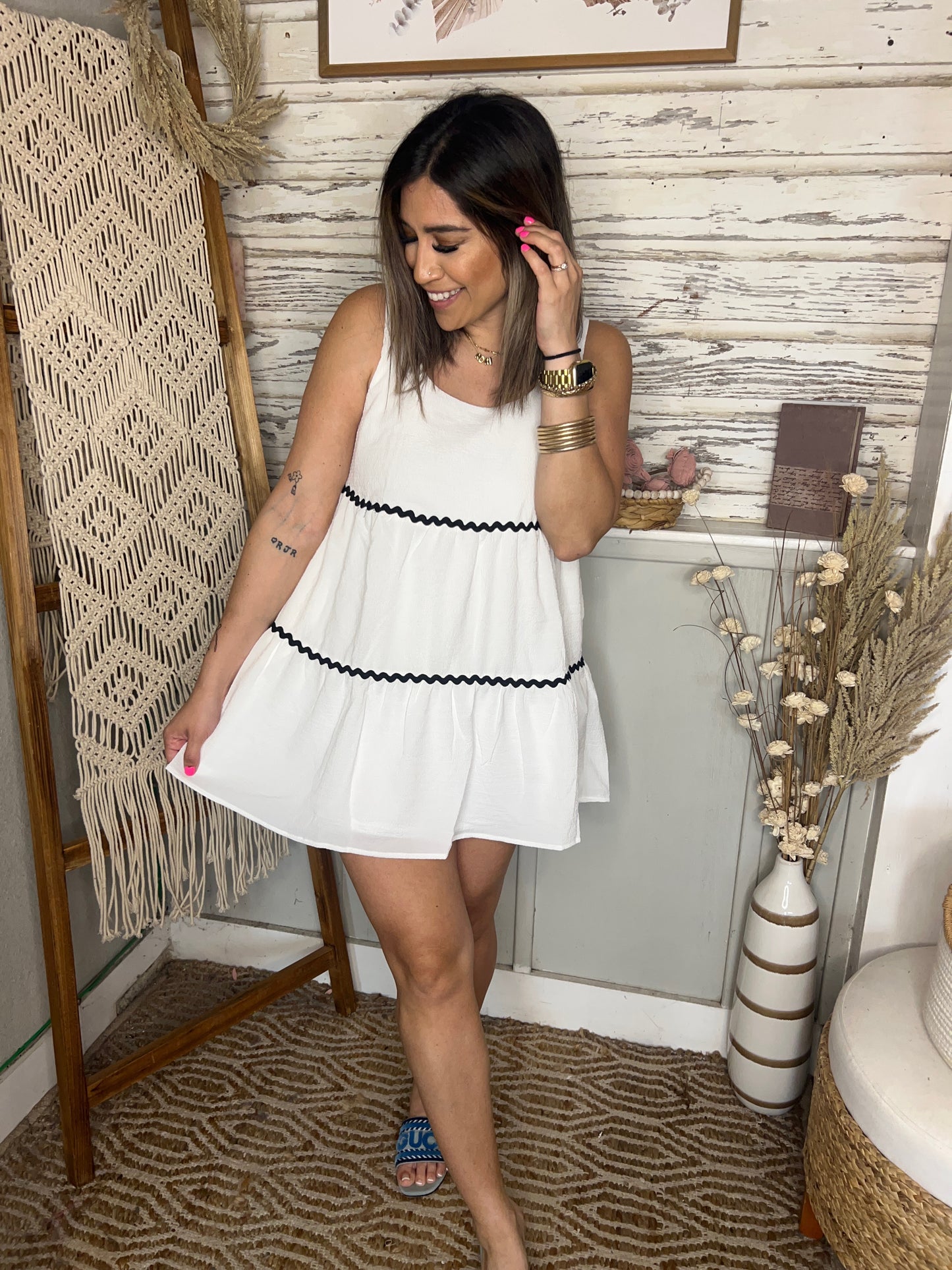Grace’s Ric-Rac Babydoll Dress
