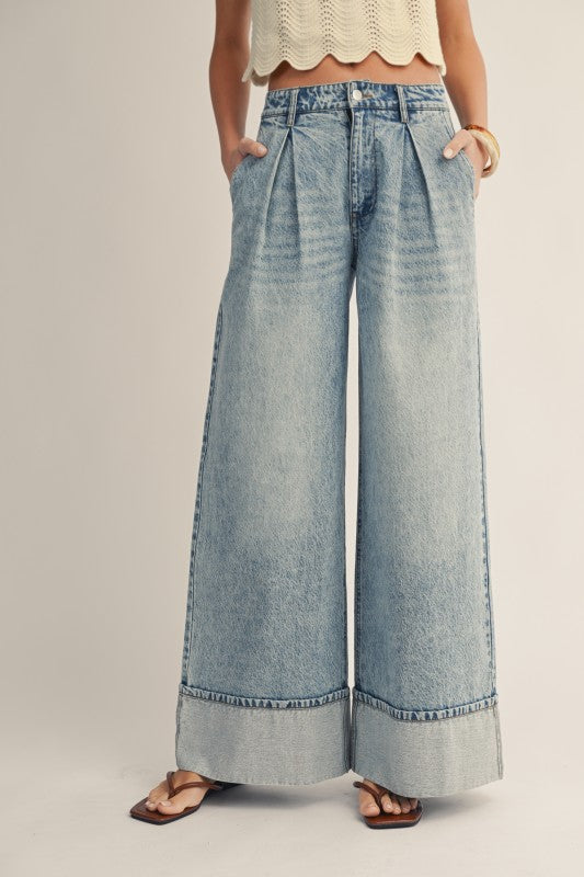 Gabriella Cuffed Jeans