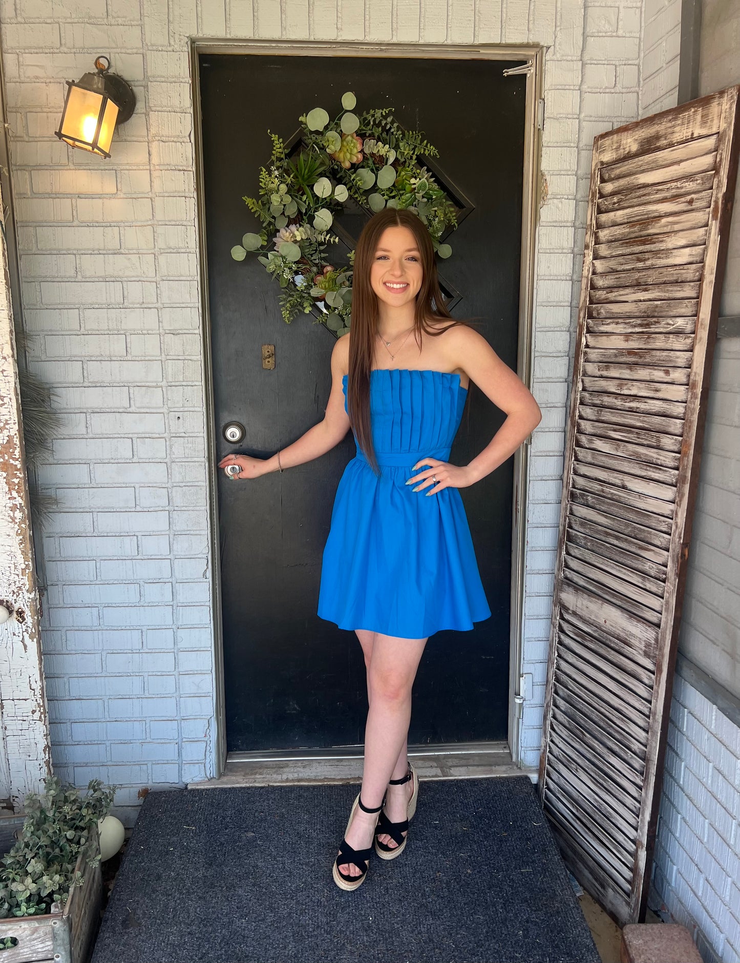 Sarah Strapless Mini Dress
