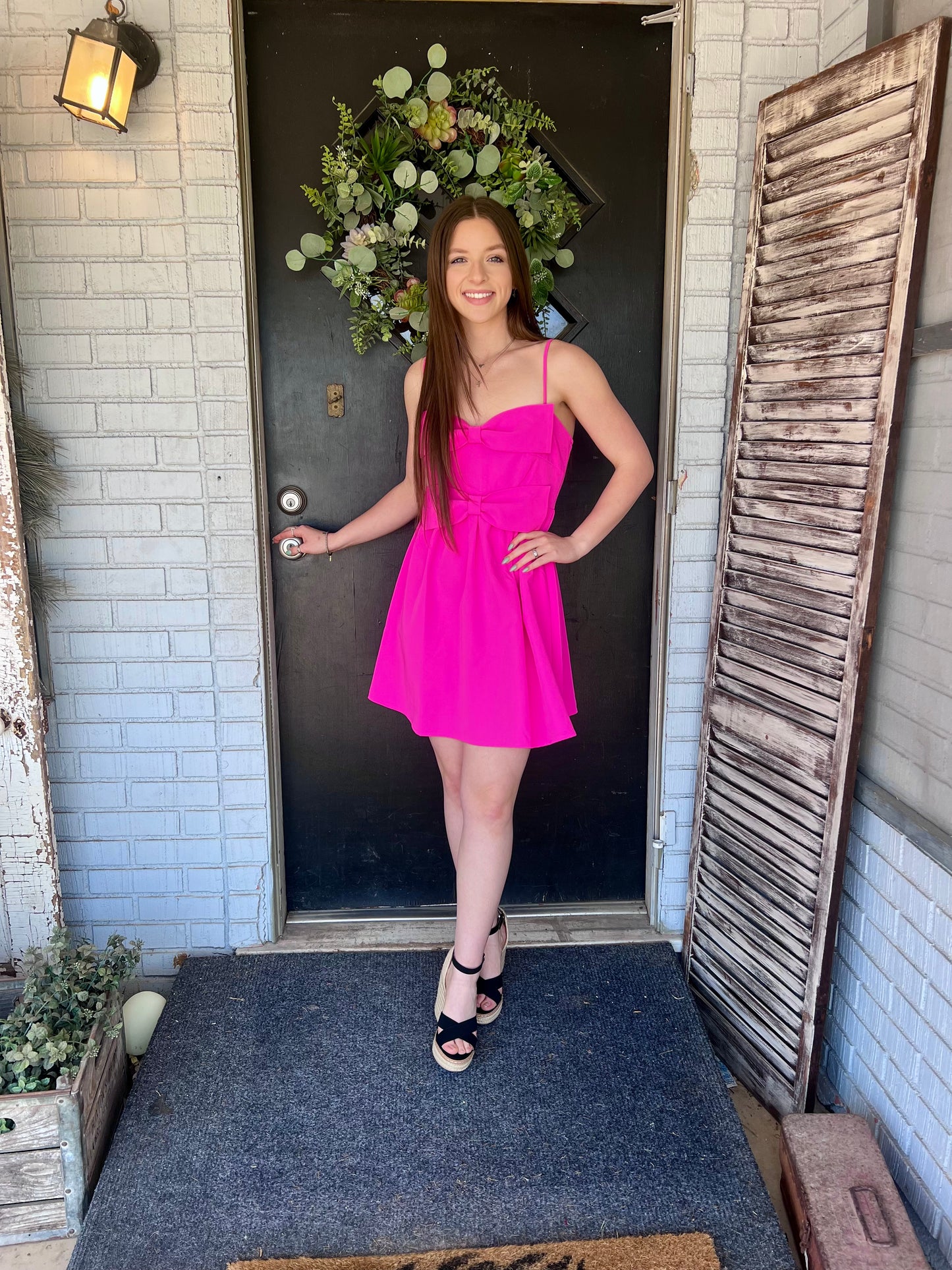 Blakelyn Double Bow Mini Dress