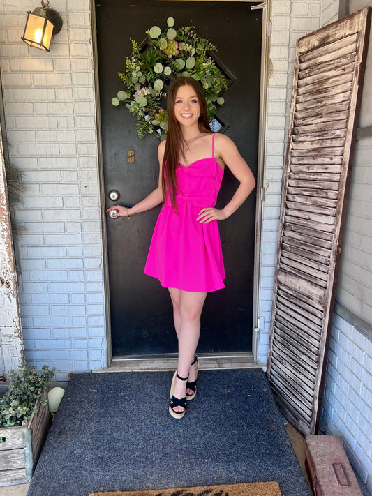 Blakelyn Double Bow Mini Dress