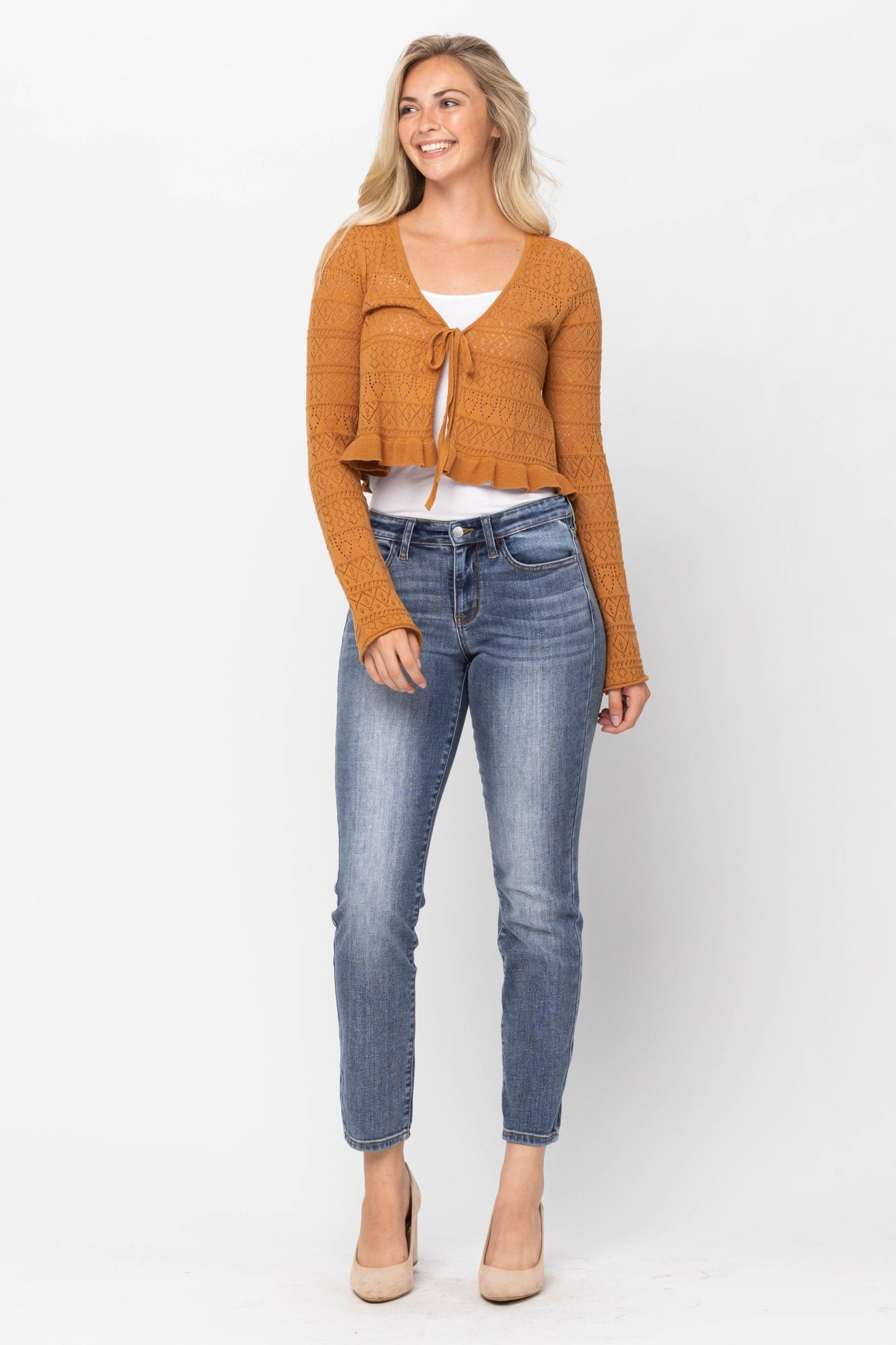Judy Blue Mid Rise Classic Curvy Jeans