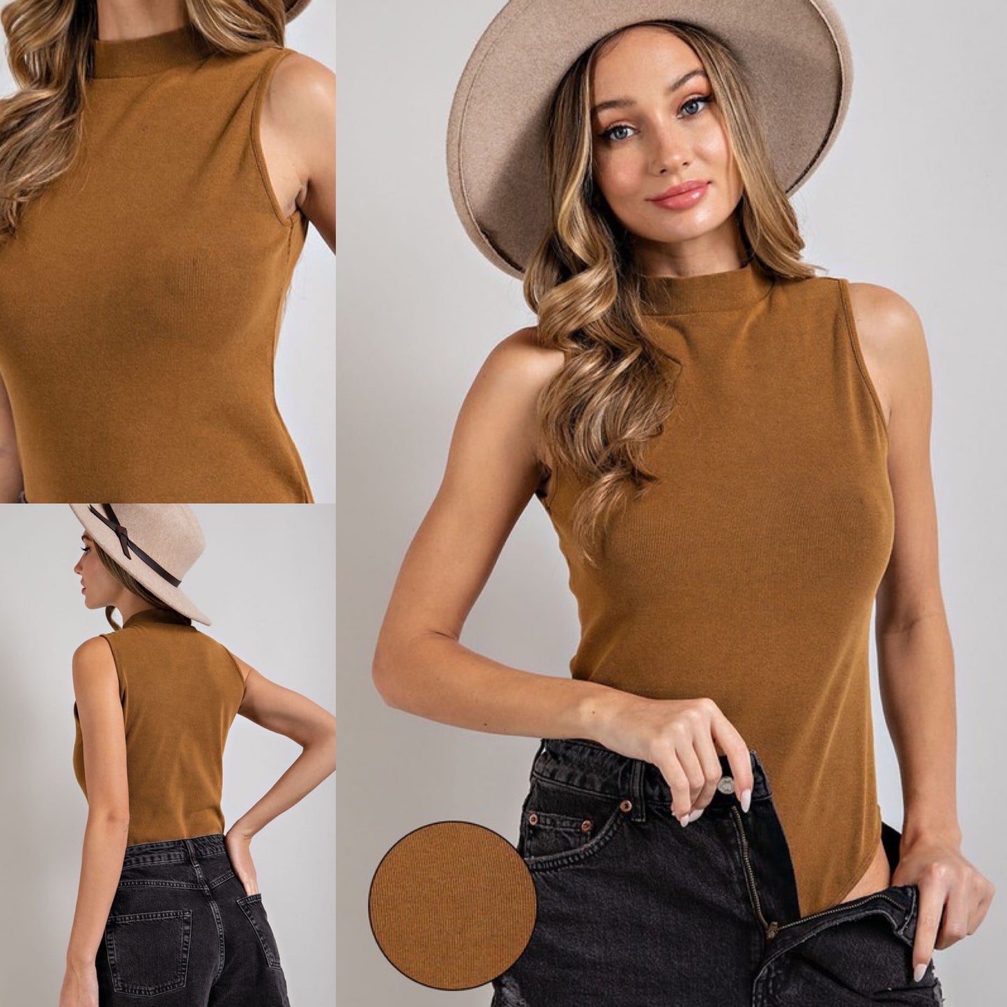 Casey Mock Neck Bodysuit