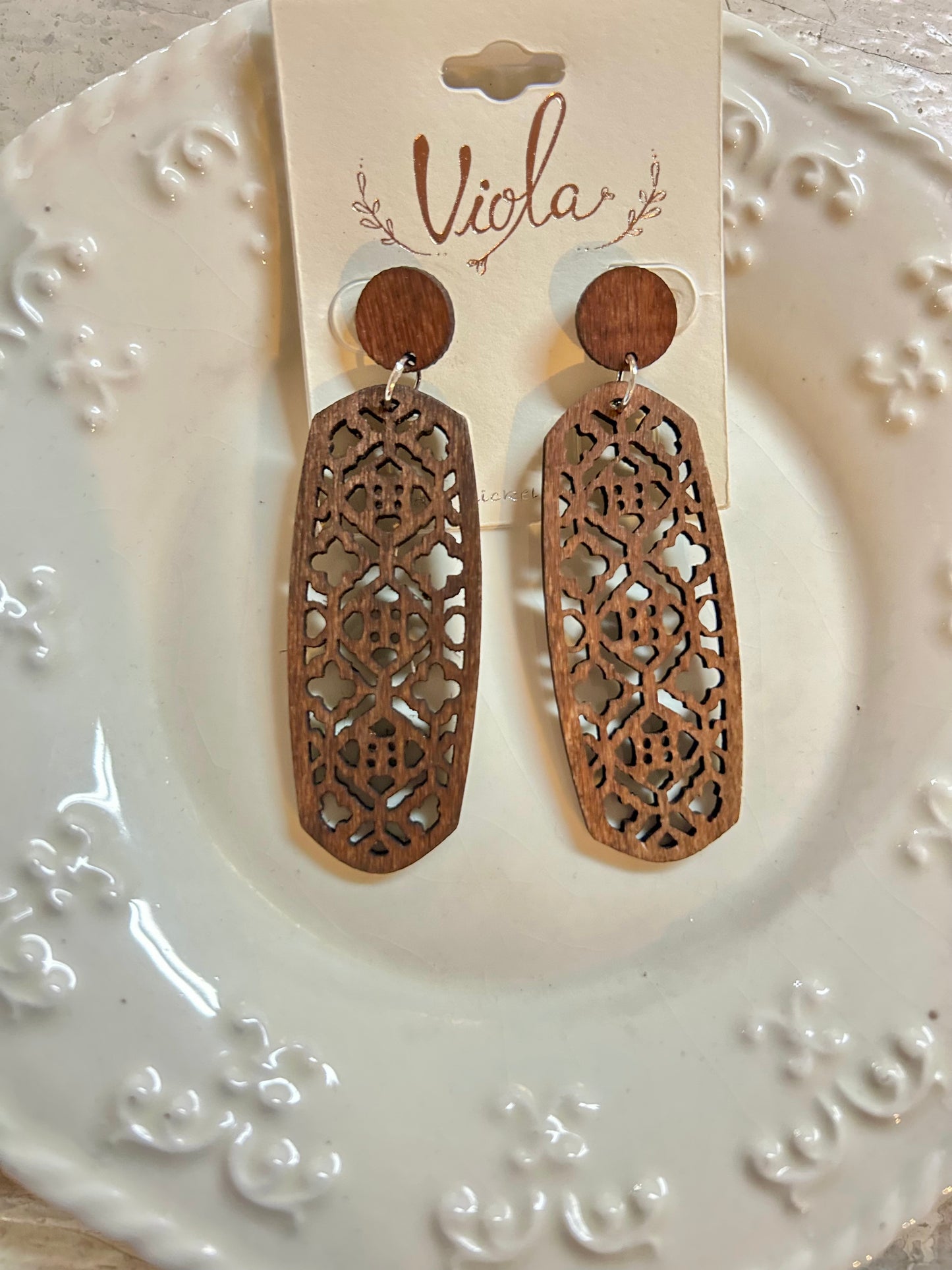Kinsley Wooden Earrings
