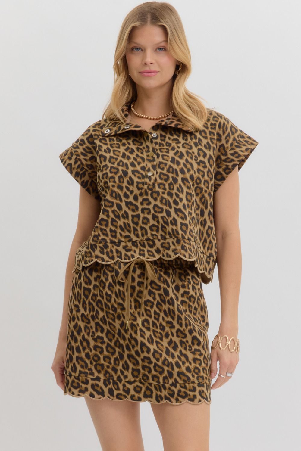 Tracy Leopard Top