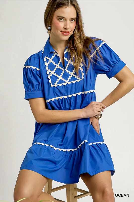 Pearl BabyDoll Mini Dress