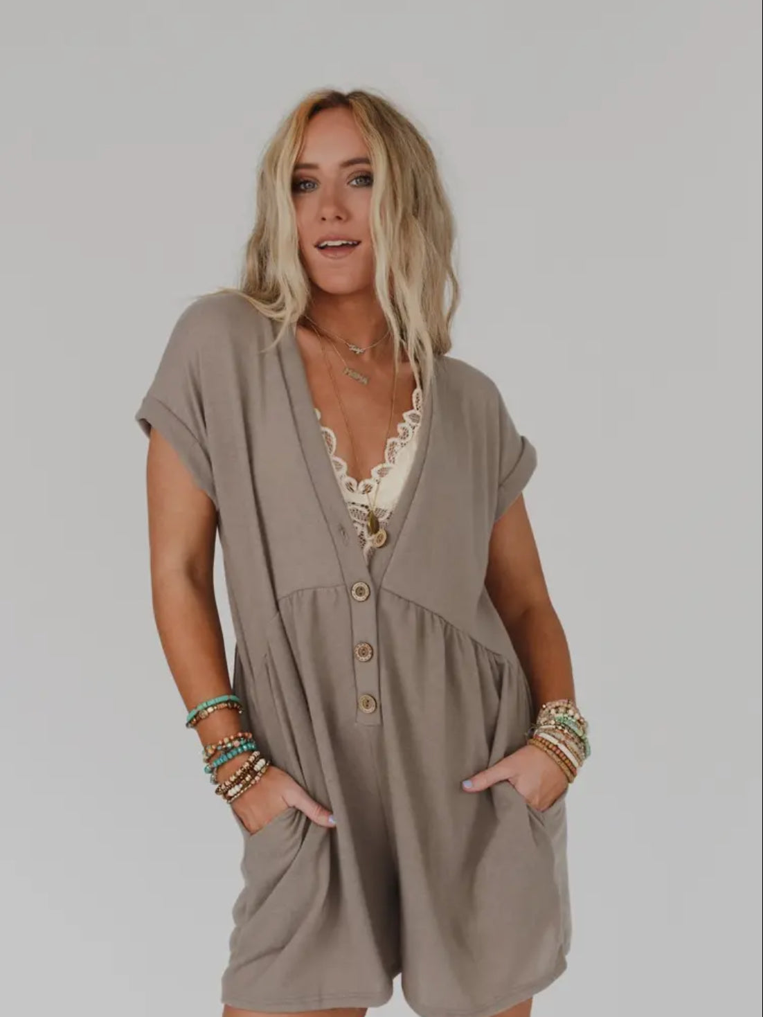 Sage & Wildflowers Romper